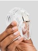DOMINIX Deluxe Rigid Plastic Chastity Device 2.5 Inch , Clear, hi-res