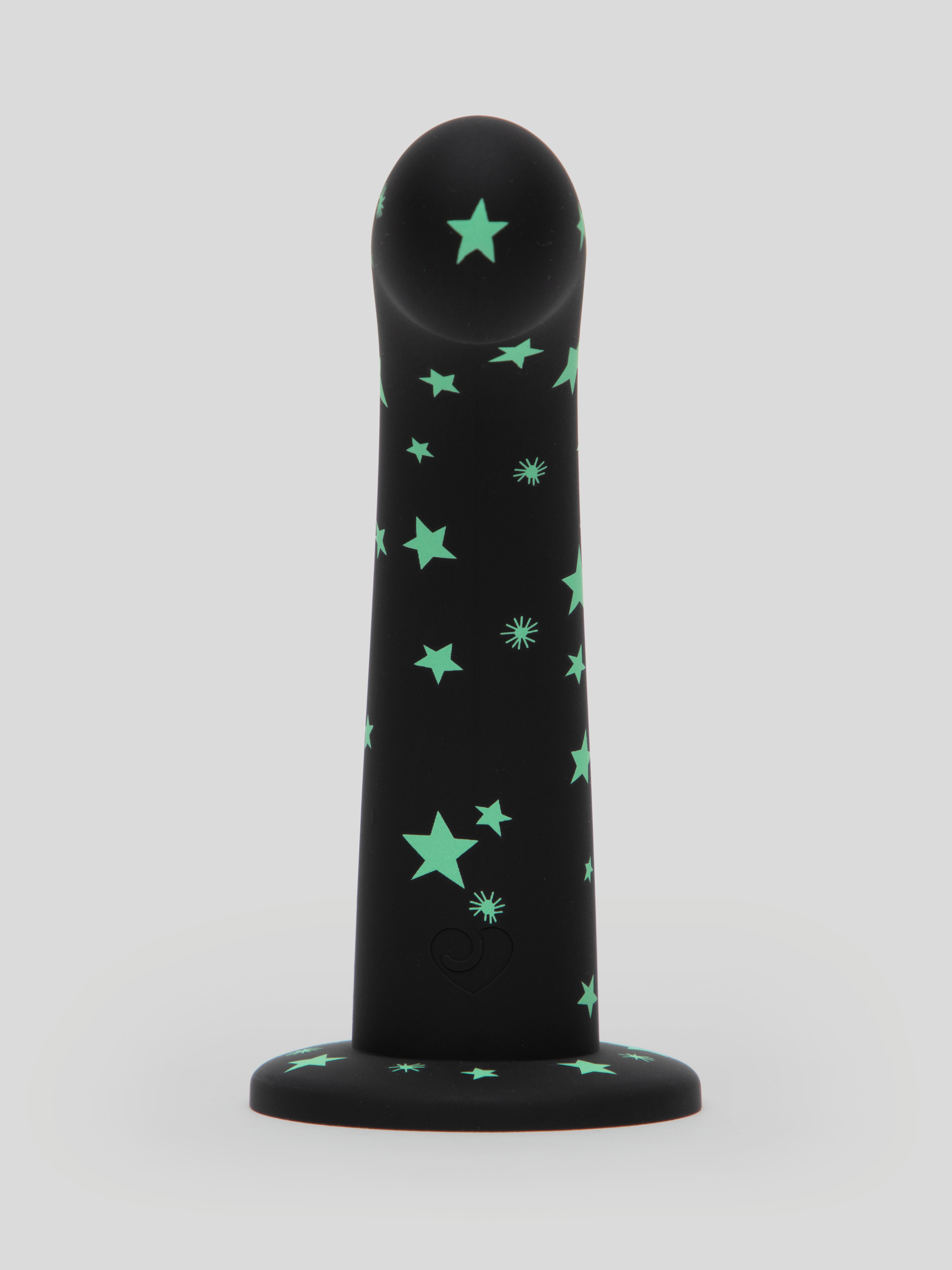 Lovehoney Luminous Lover Glow-in-the-Dark Silicone Dildo 7 Inch, Glow, hi-res