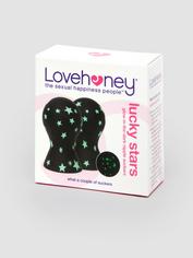 Lovehoney Lucky Stars Glow-in-the-Dark Silicone Nipple Suckers, Glow, hi-res