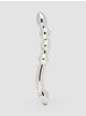 Lovehoney Firm Friend Stainless Steel Beaded Dildo 6.5 Inch, Silver, hi-res