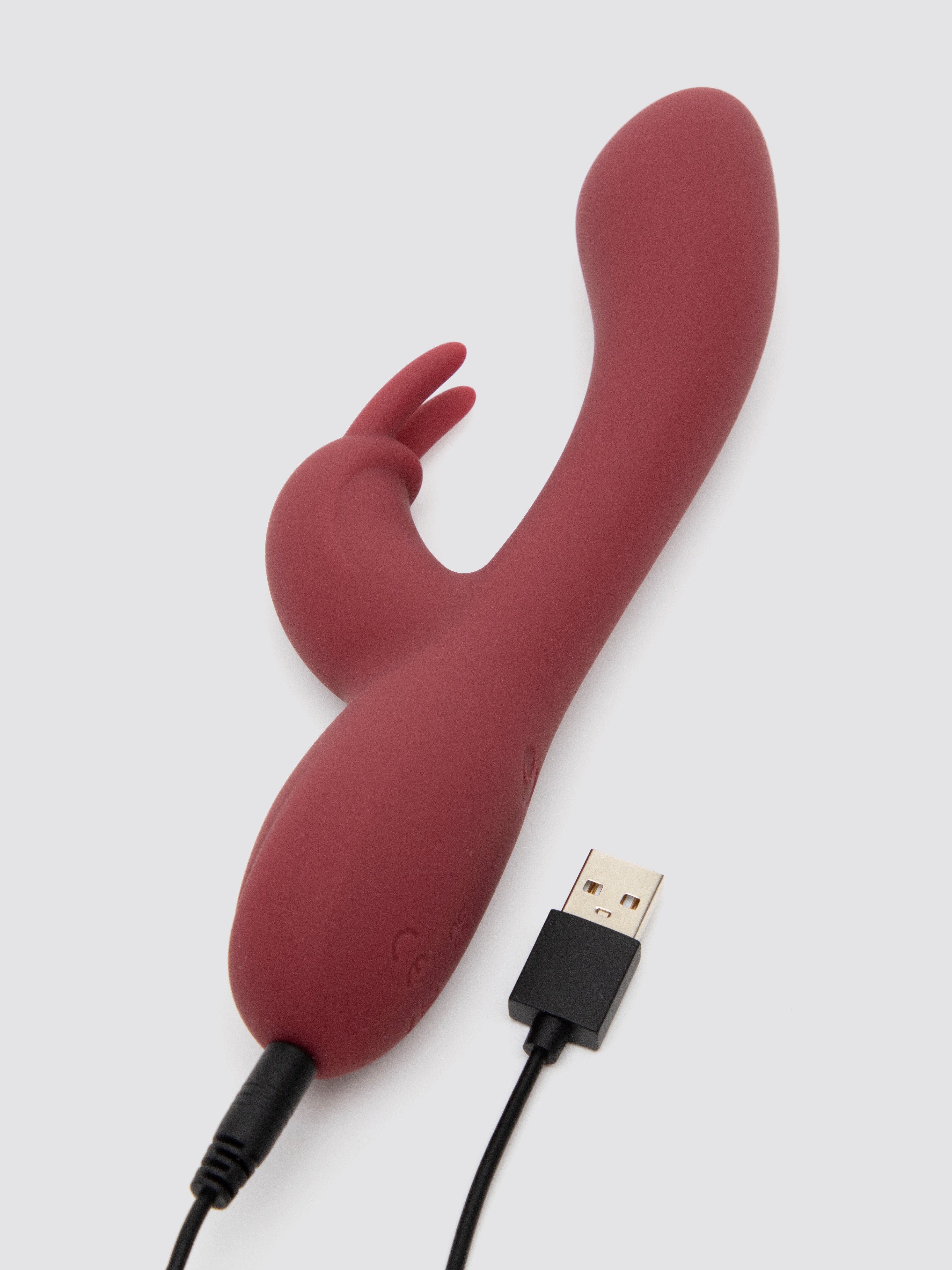 Lovehoney Rabbit Royale Rechargeable Silicone Rabbit Vibrator, Red, hi-res