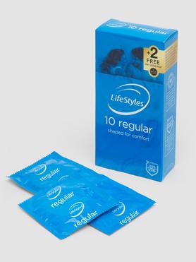 Ansell LifeStyles Regular Latex Condoms (10 Pack)