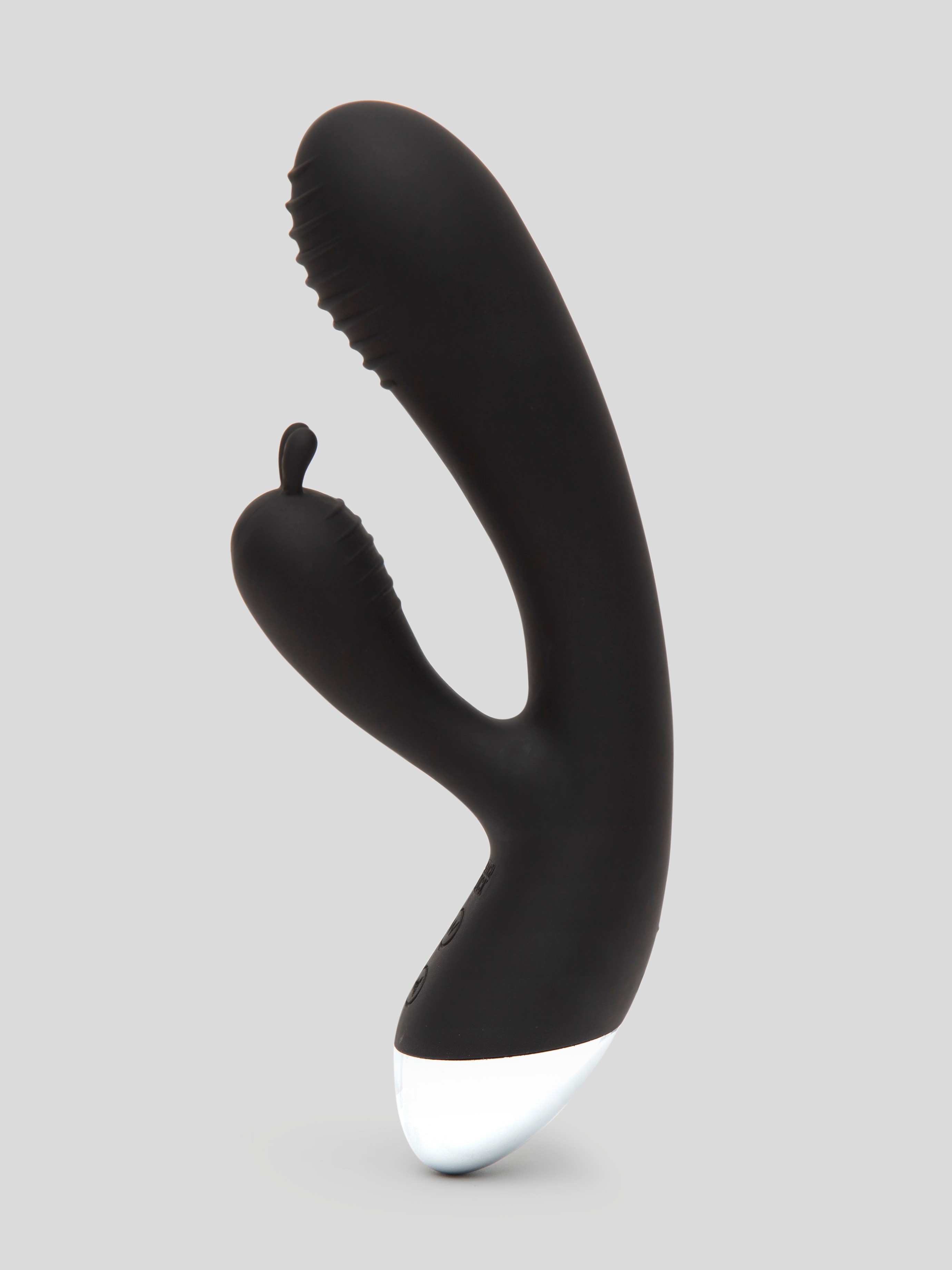 ElectroShock Vibrating Electrostim Rabbit Vibrator, Black, hi-res