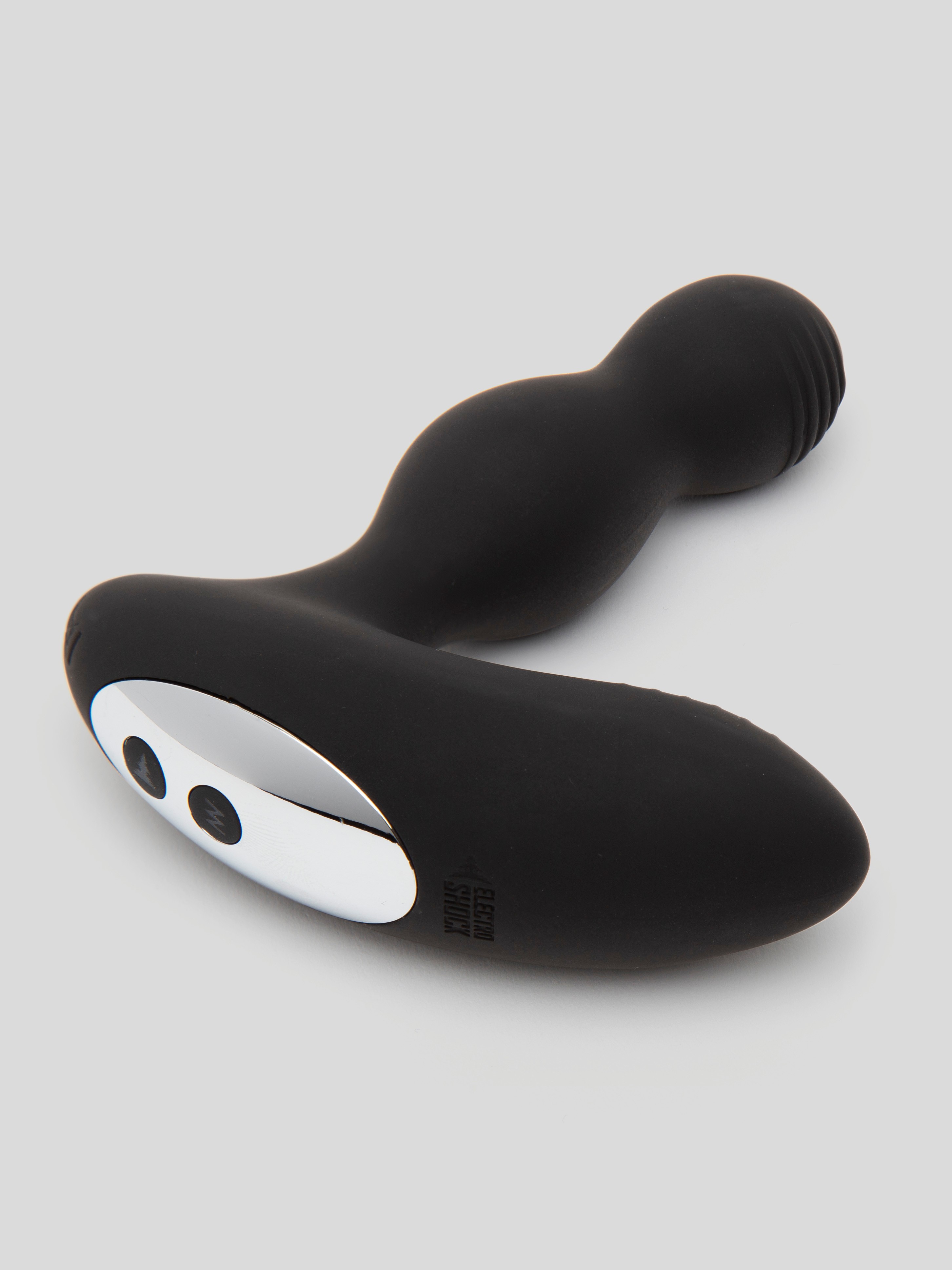 ElectroShock Vibrating Electrostim Prostate Massager, Black, hi-res
