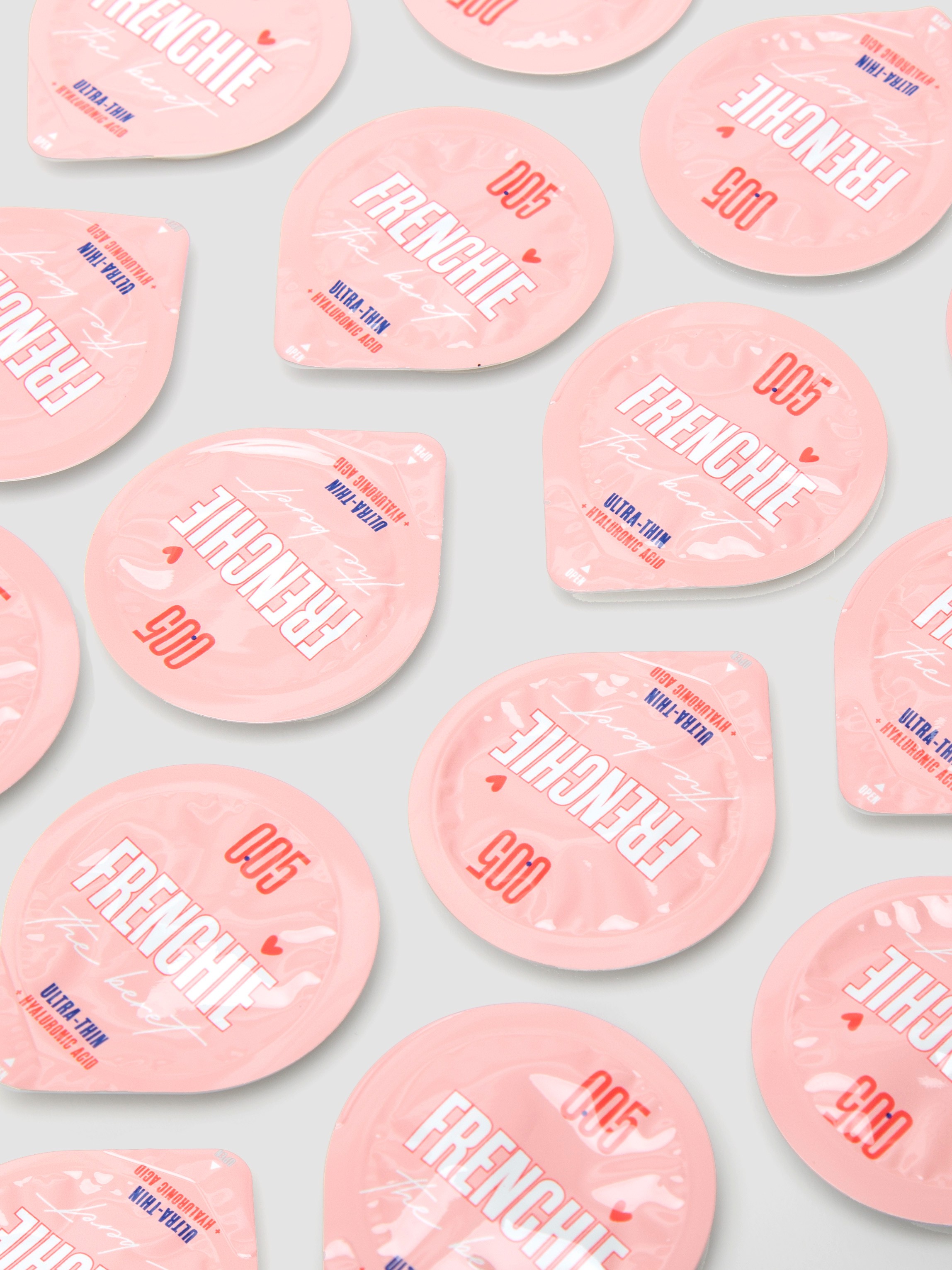 Frenchie The Beret with Hyaluronic Acid Extra-Thin Vegan Latex Condoms (12 Pack), , hi-res