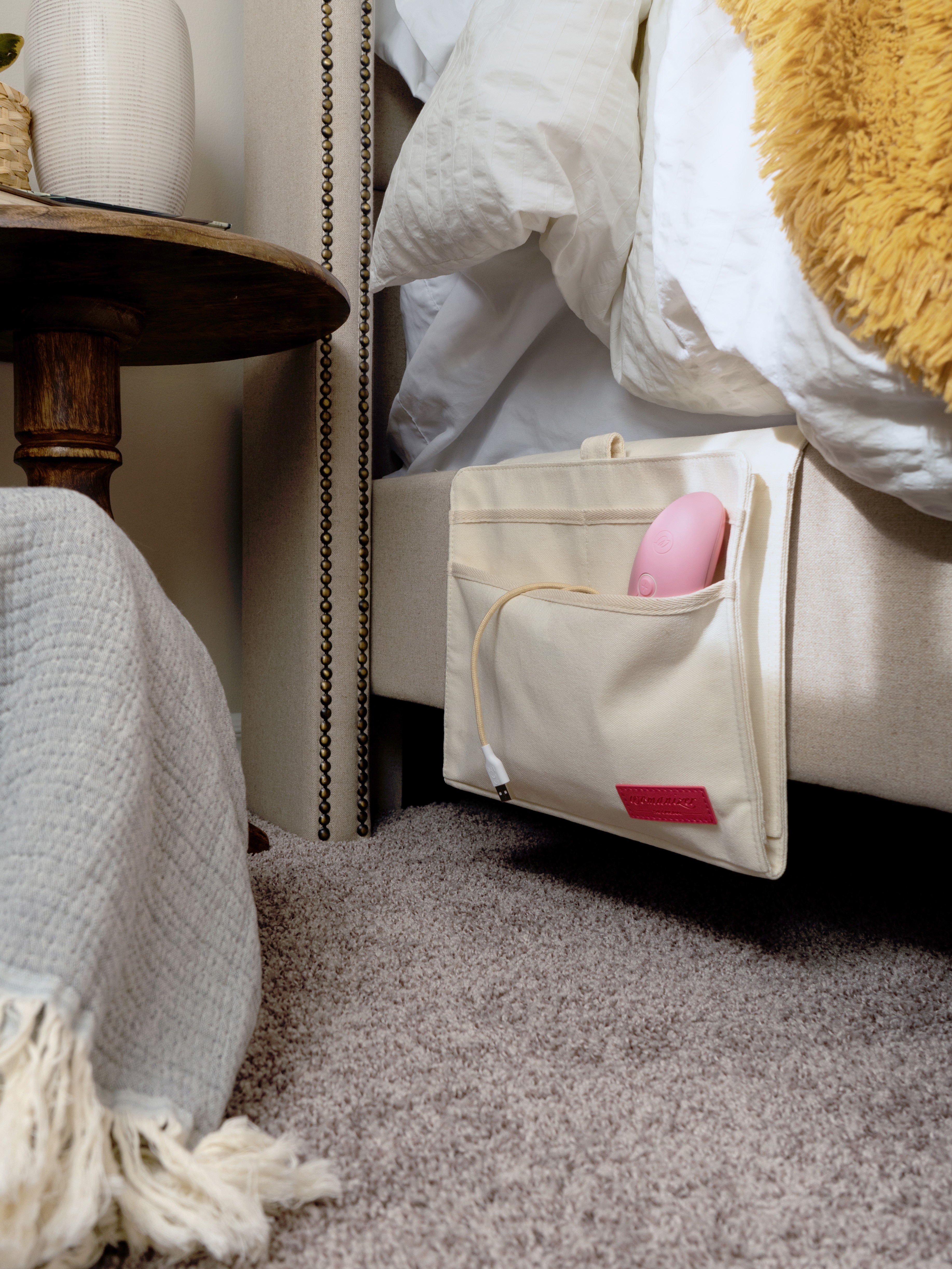 Womanizer Bedside Caddy Sex Toys Storage Bag, , hi-res