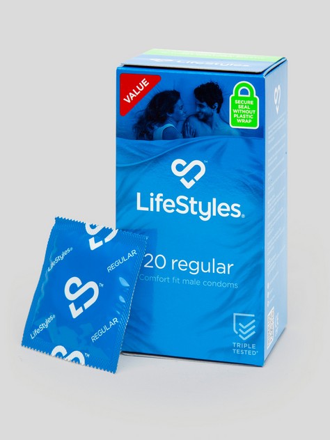 Ansell Lifestyles Regular Latex Condoms 20 Pack Lovehoney Au 6703