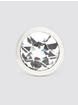 Lovehoney silberner Edelstahl-Analpug mit Kristall 6 cm, Silber, hi-res