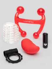 Kit de juguetes sexuales recargables Come Together de Lovehoney (5 artículos), Rojo, hi-res