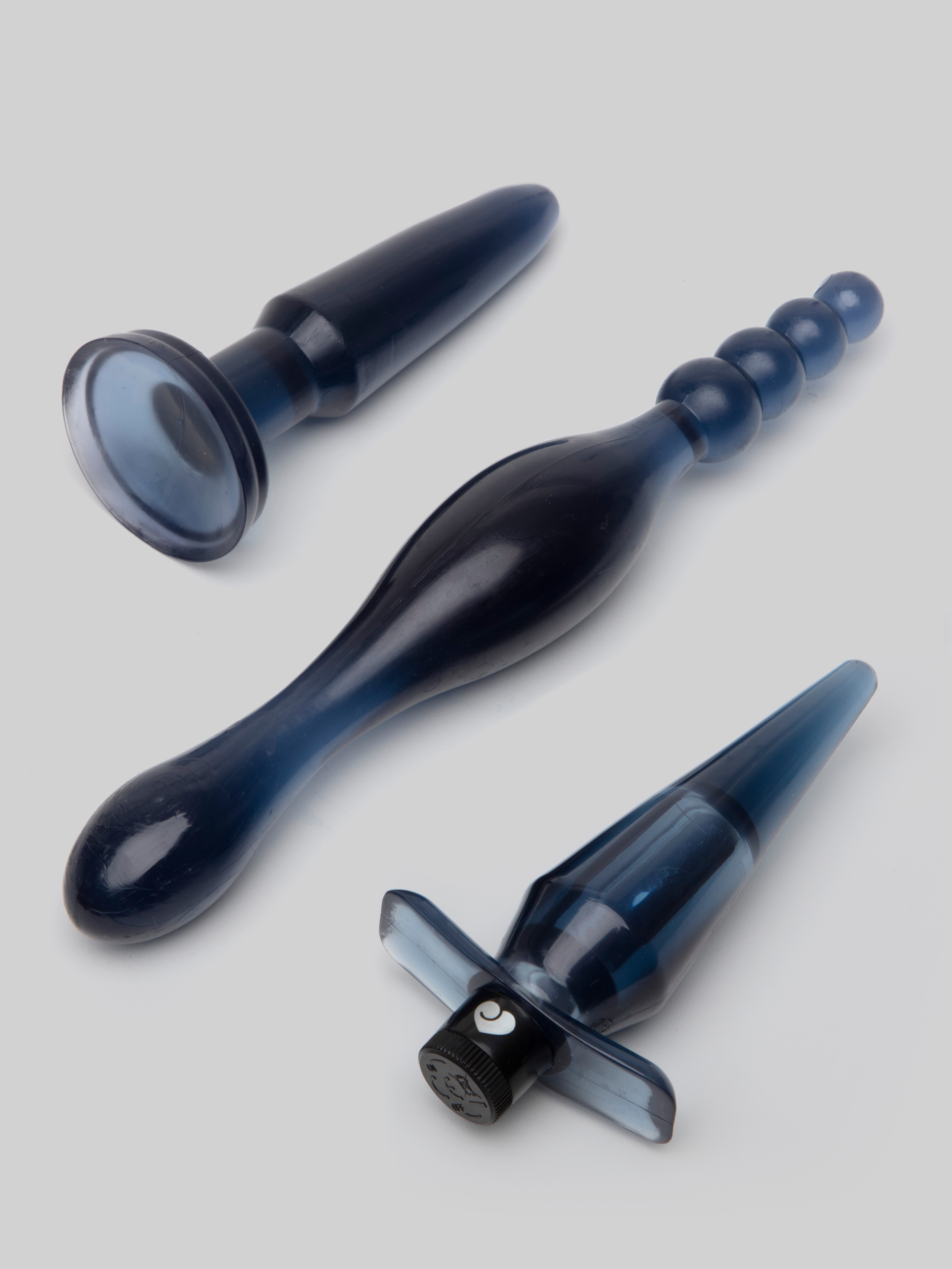 Lovehoney Get Started Beginner's Anal Kit (4 Piece), Blue, hi-res