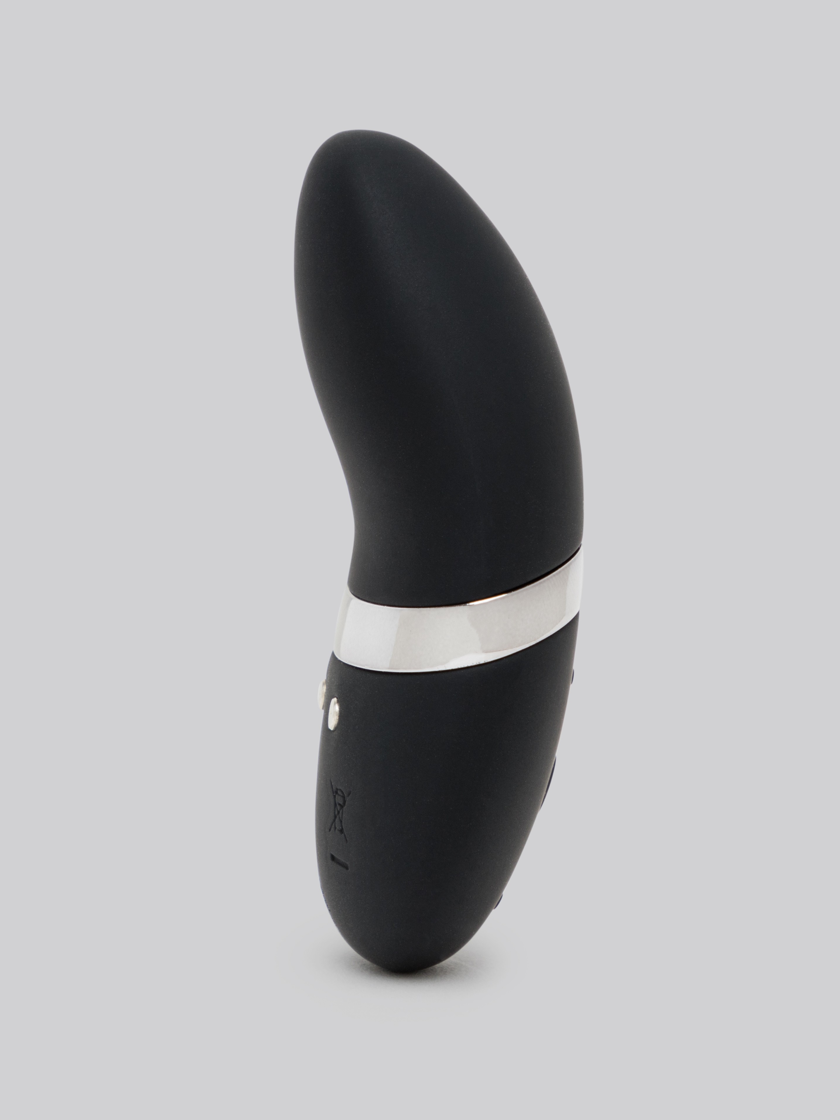 Lovehoney Rock On Rechargeable Silicone Clitoral Pebble Vibrator, Black, hi-res