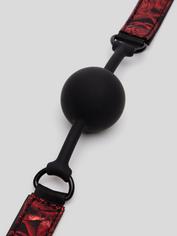 Fifty Shades of Grey Sweet Anticipation Reversible Silicone Ball Gag , Black, hi-res