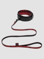 Fifty Shades of Grey Sweet Anticipation Faux Leather Collar and Lead, Black, hi-res
