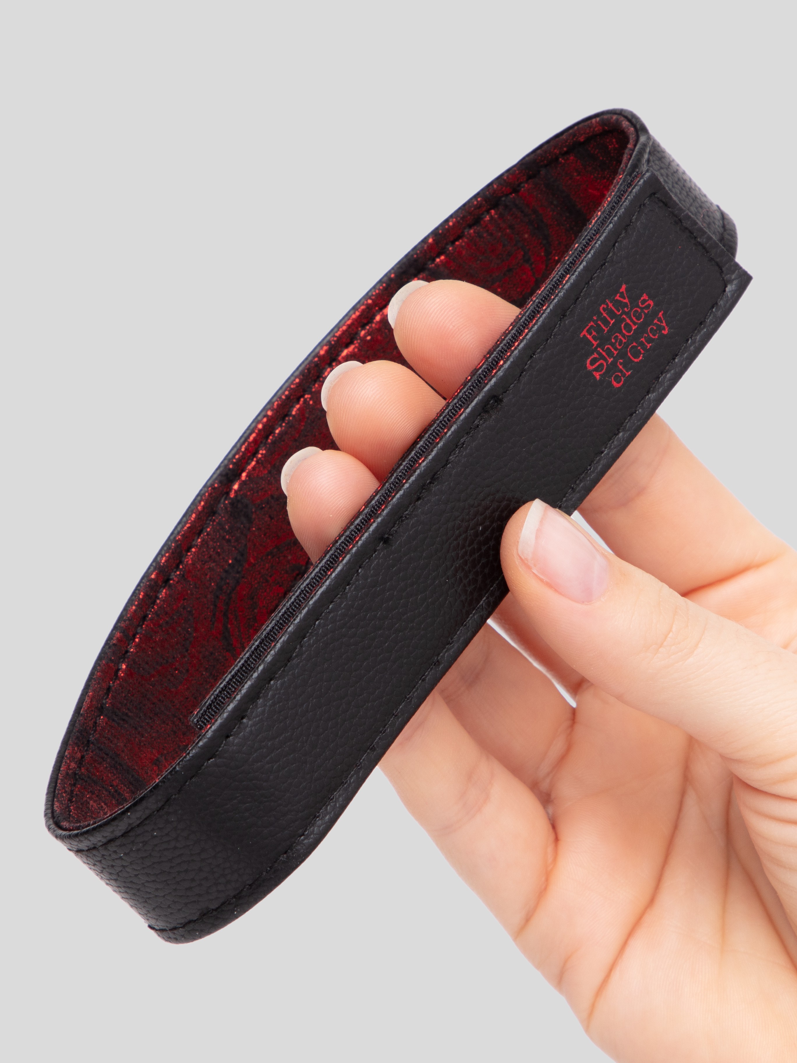 Fifty Shades of Grey Sweet Anticipation Reversible Collar Nipple Clamps, Black, hi-res