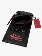 Fifty Shades of Grey Sweet Anticipation Reversible Faux Leather Collar Nipple Cl, Black, hi-res