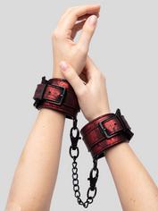 Fifty Shades of Grey Sweet Anticipation Reversible Faux Leather Wrist Cuffs, Black, hi-res