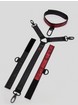 Fifty Shades of Grey Sweet Anticipation Reversible Faux Leather Collar and Wrist, Black, hi-res