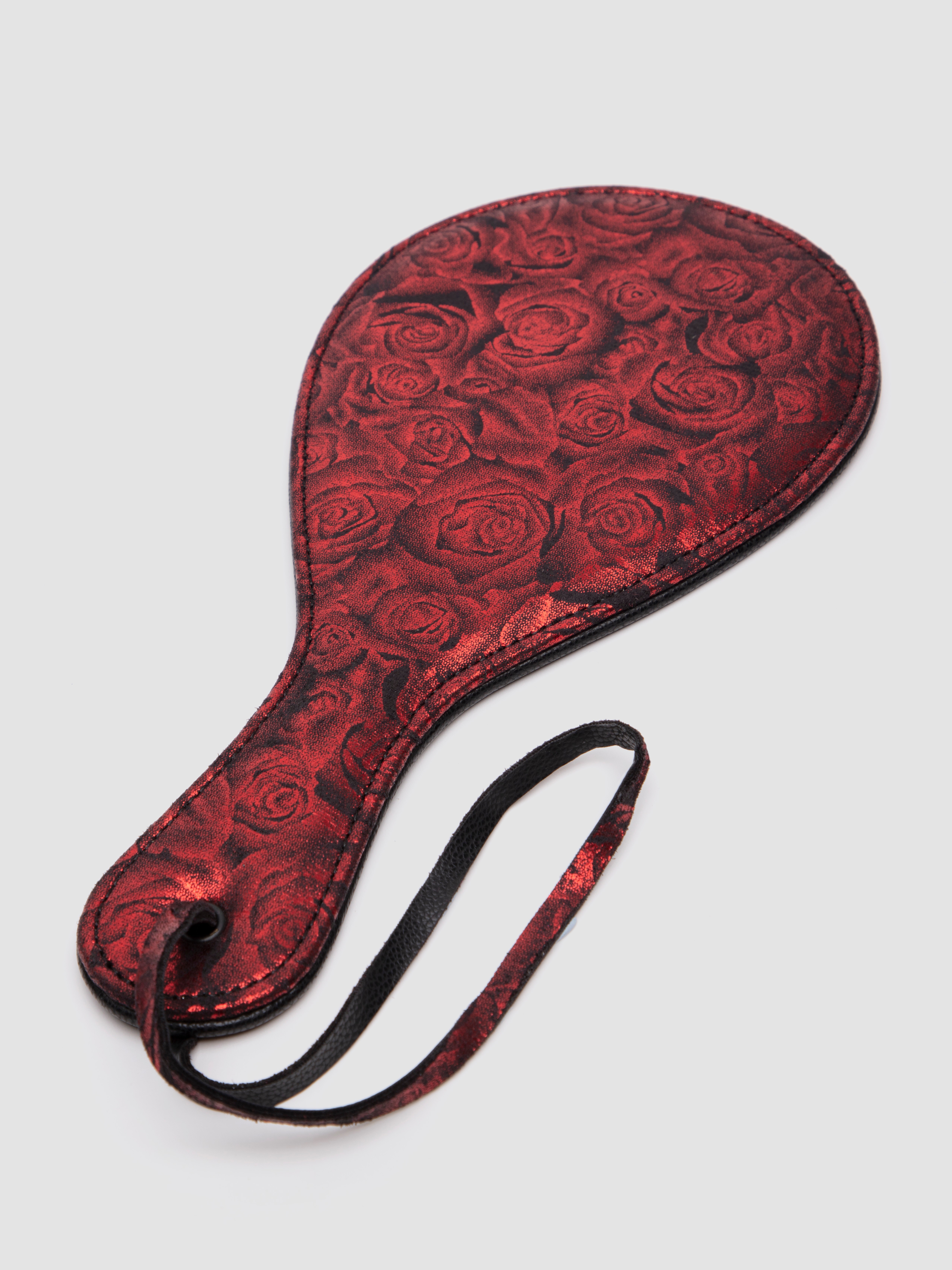 Fifty Shades of Grey Sweet Anticipation Reversible Dual Texture Round Paddle, Black, hi-res