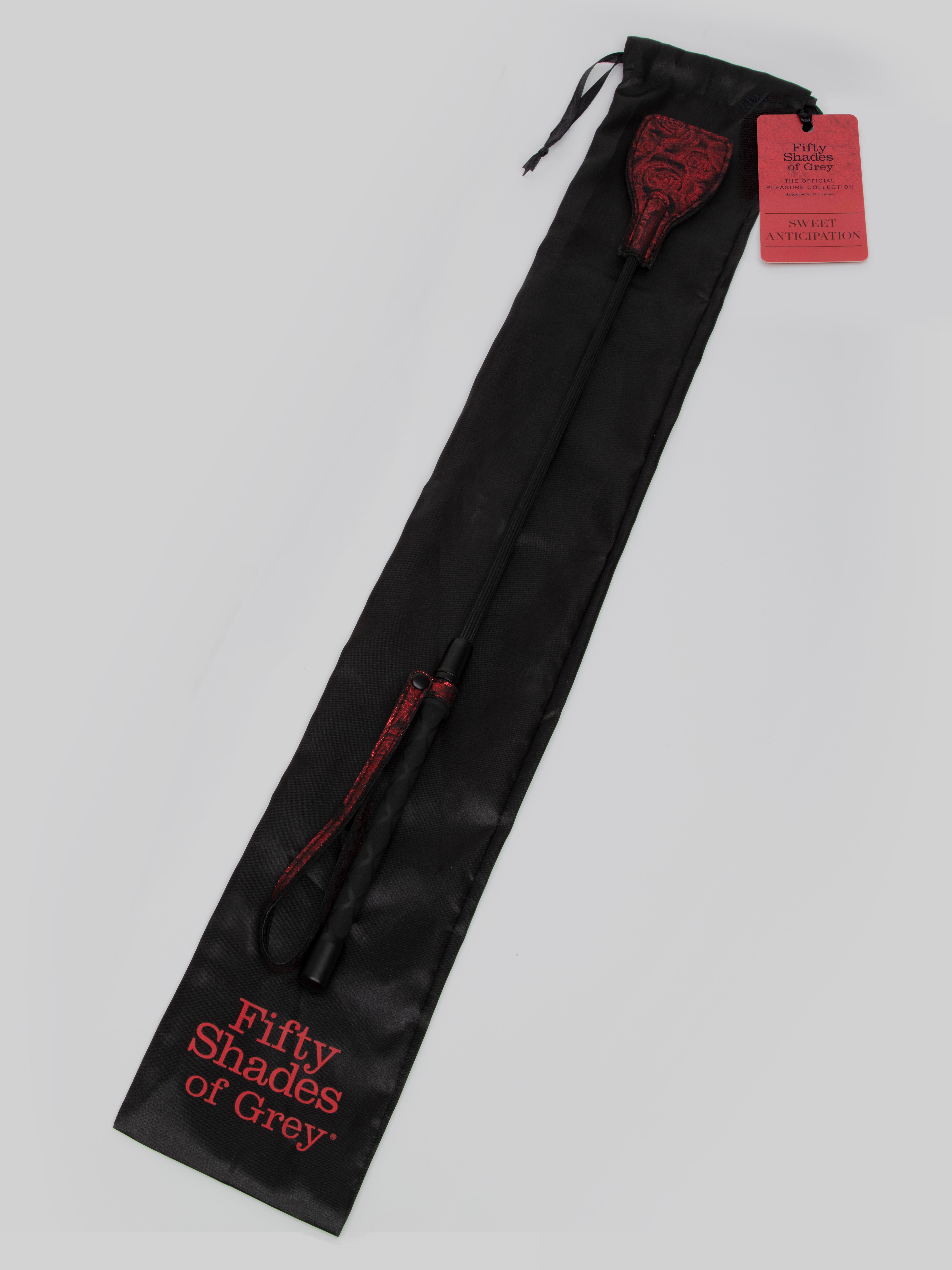 Fifty Shades of Grey Sweet Anticipation Reversible Riding Crop, Black, hi-res
