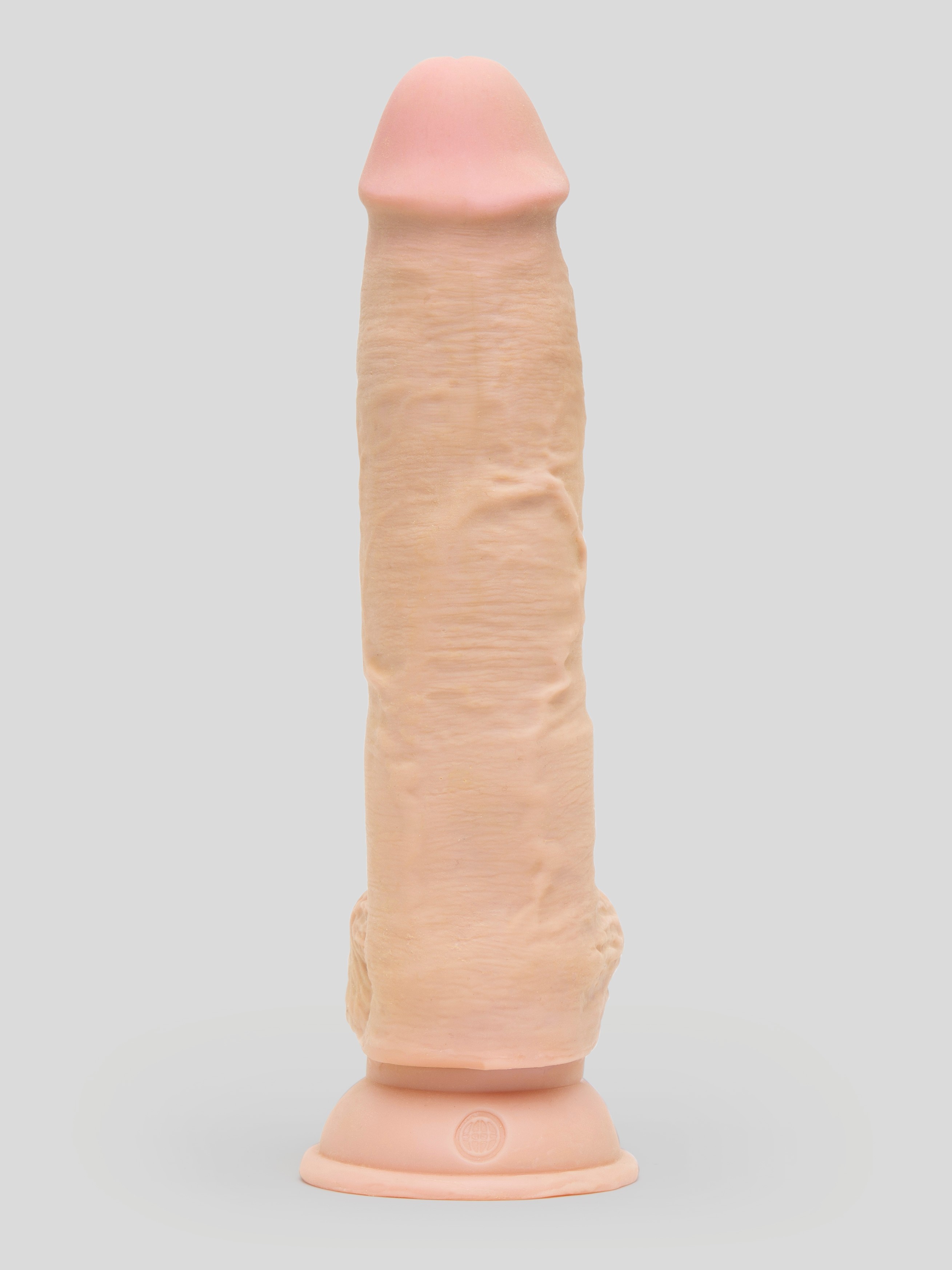 King Cock Girthy Triple Density Ultra Realistic Dildo with Balls 8 Inch, Flesh Pink, hi-res