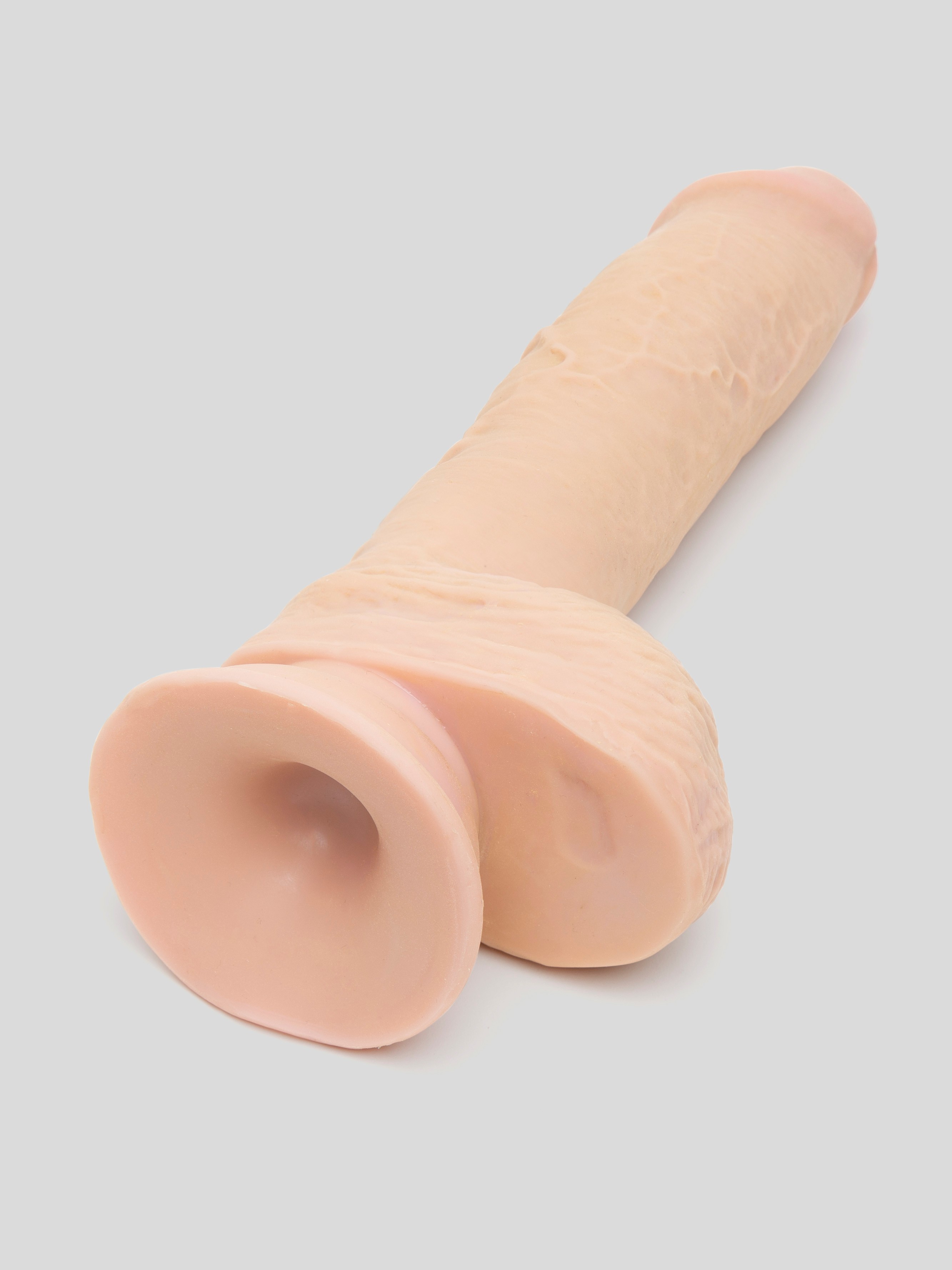 King Cock Girthy Triple Density Ultra Realistic Dildo with Balls 8 Inch, Flesh Pink, hi-res