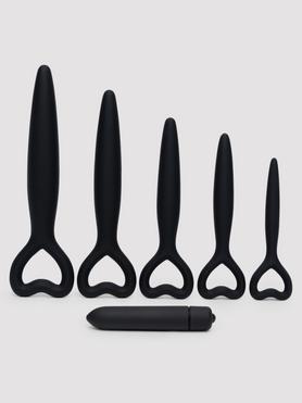 Set de dilatadores vaginales de silicona y bala vibradora