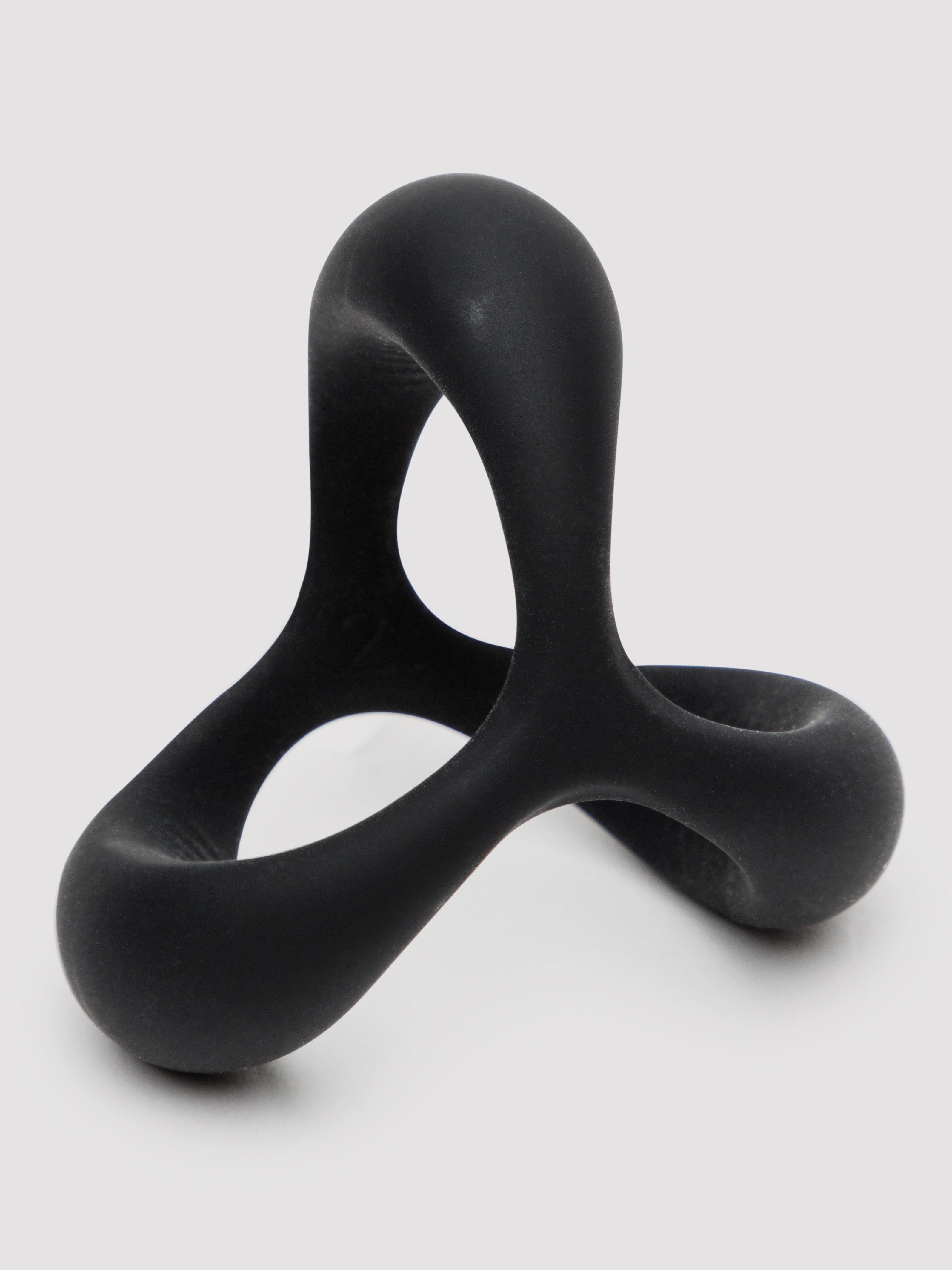 Image of Tracey Cox EDGE Silicone Cock and Ball Sling - Black