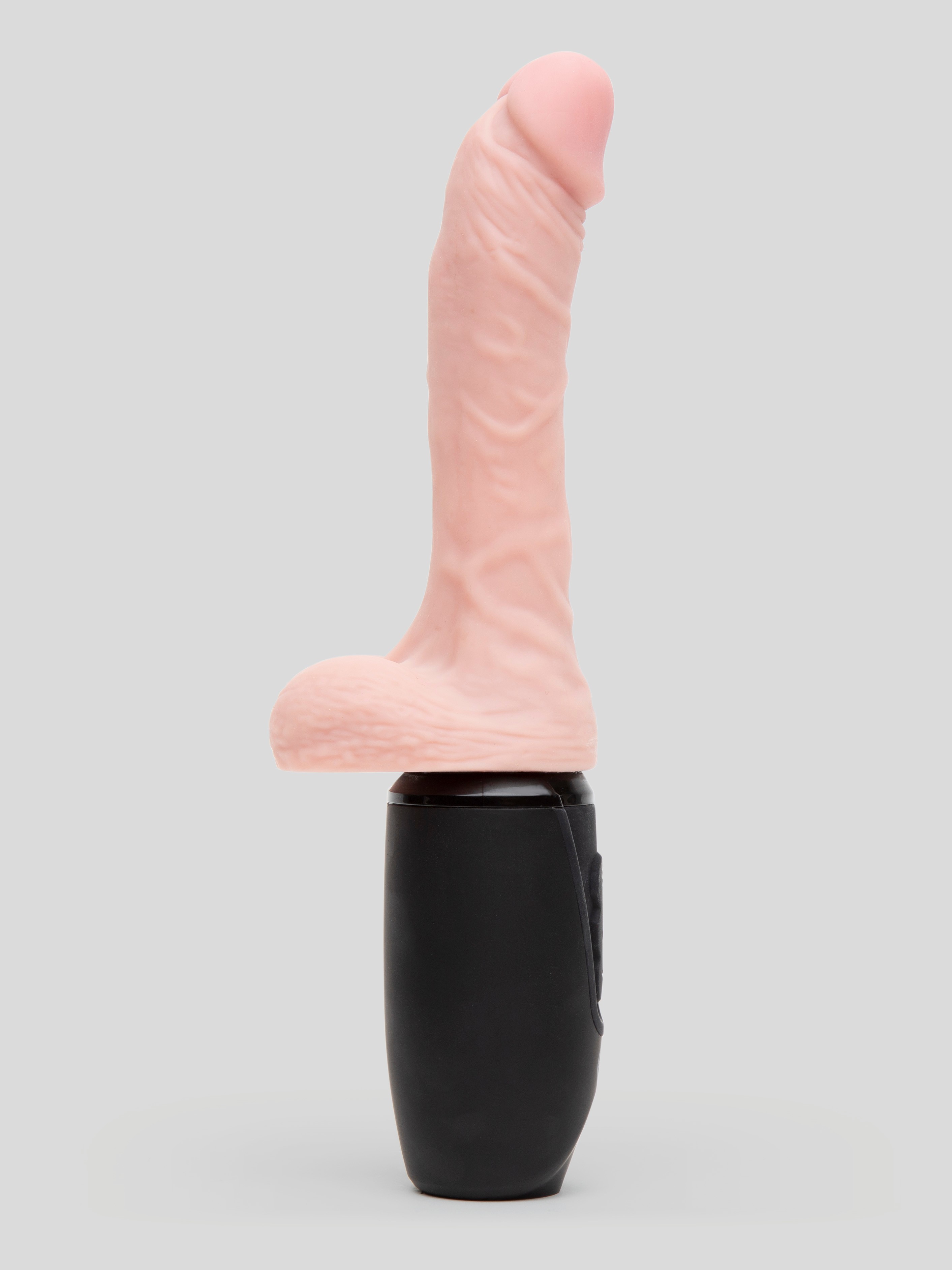 King Cock Ultra Realistic Thrusting Warming Realistic Vibrator 6 Inch, Flesh Pink, hi-res