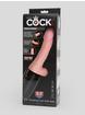 King Cock Ultra Realistic Thrusting Warming Realistic Vibrator 6 Inch, Flesh Pink, hi-res