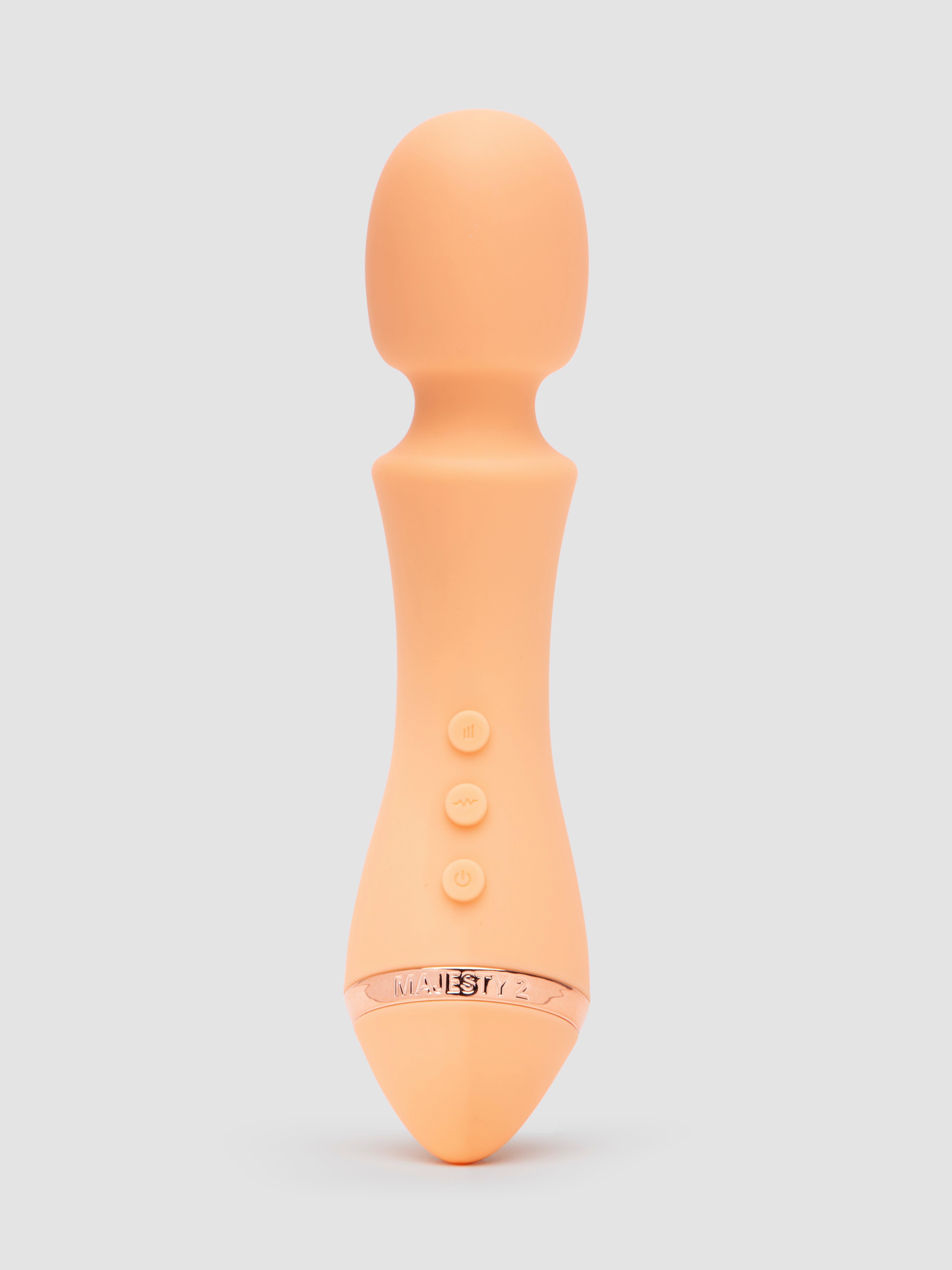 Vush Your Majesty 2 Rechargeable Mini Wand Vibrator, Orange, hi-res