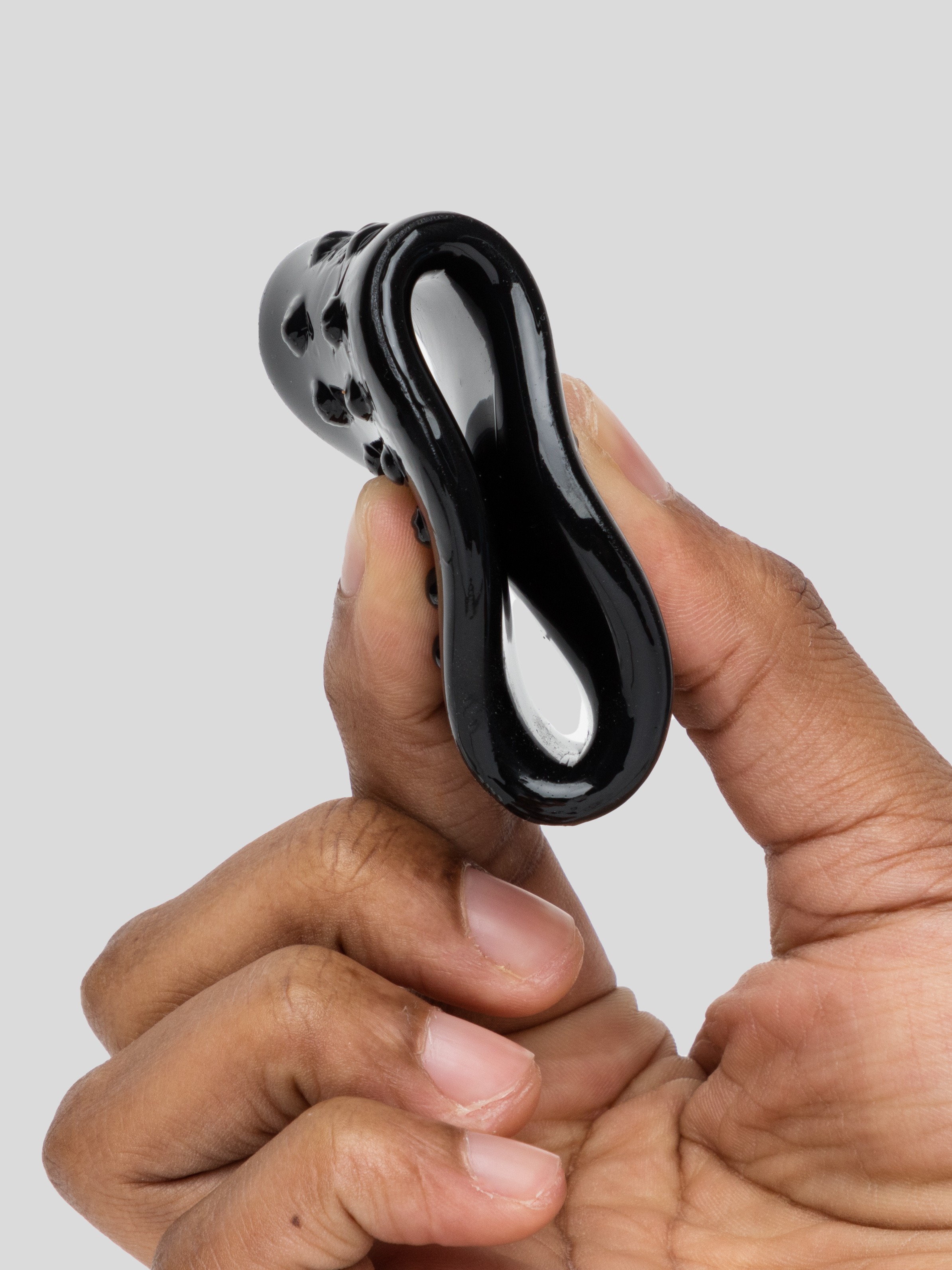 Stay Hard Beef Ball Stretcher Snug 1.5 Inch, Black, hi-res