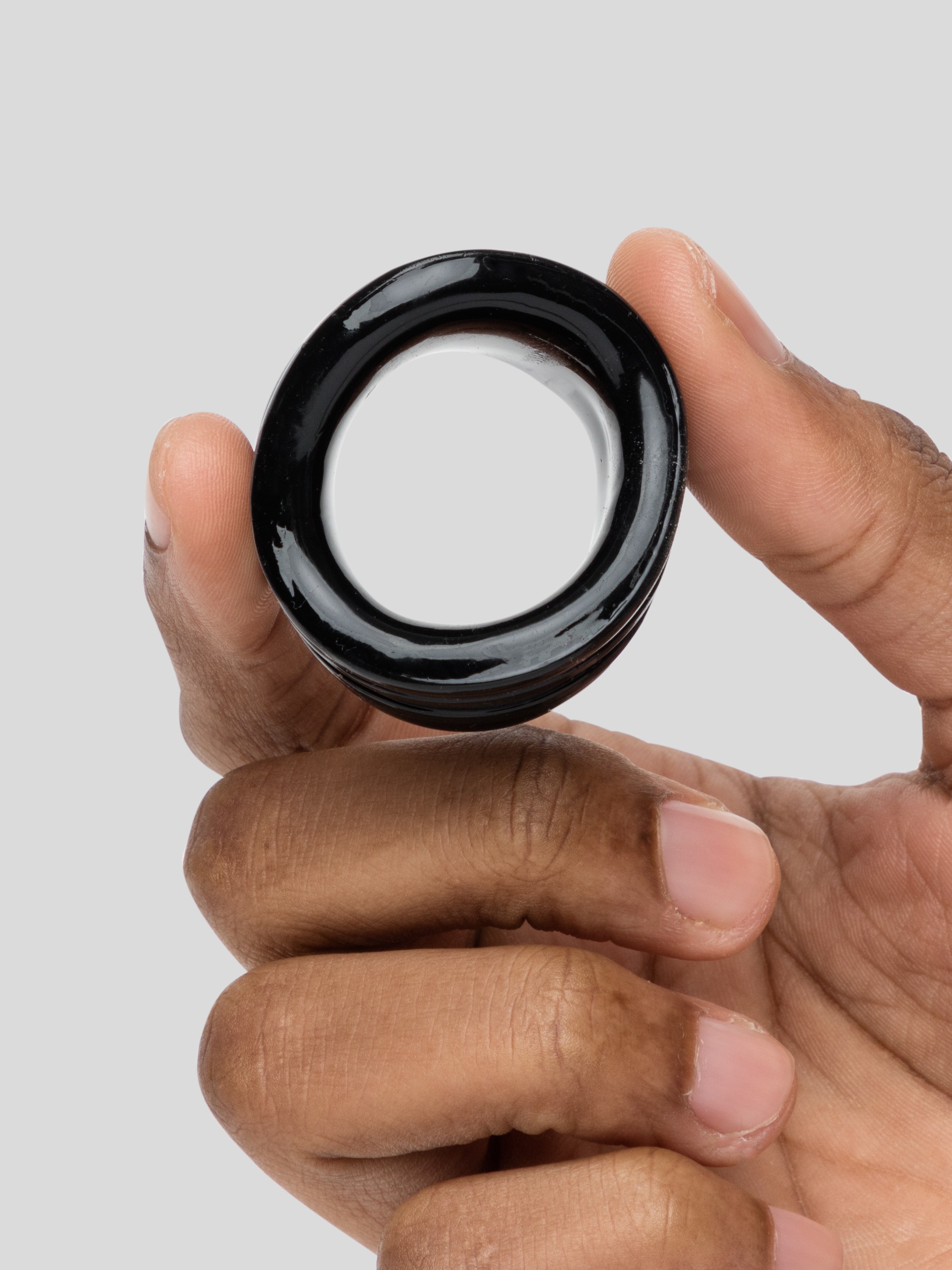 Stay Hard Beef Ball Stretcher Snug 1 Inch, Black, hi-res