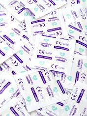 Condones de látex extrafinos lubricados de Lovehoney Health (100 unidades), , hi-res