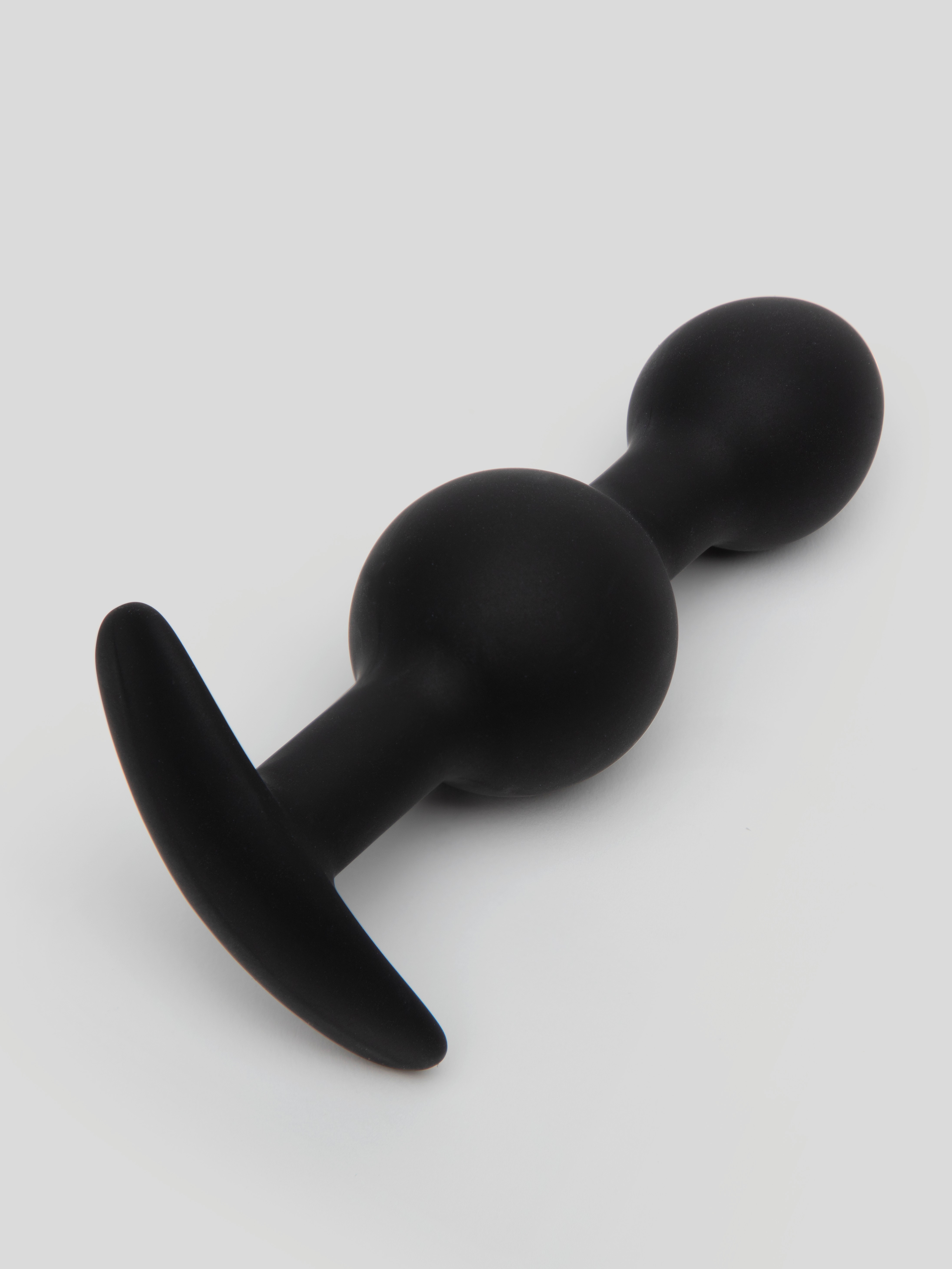 Sono No 90 Self Motion Silicone Butt Plug 3.5 inch , Black, hi-res