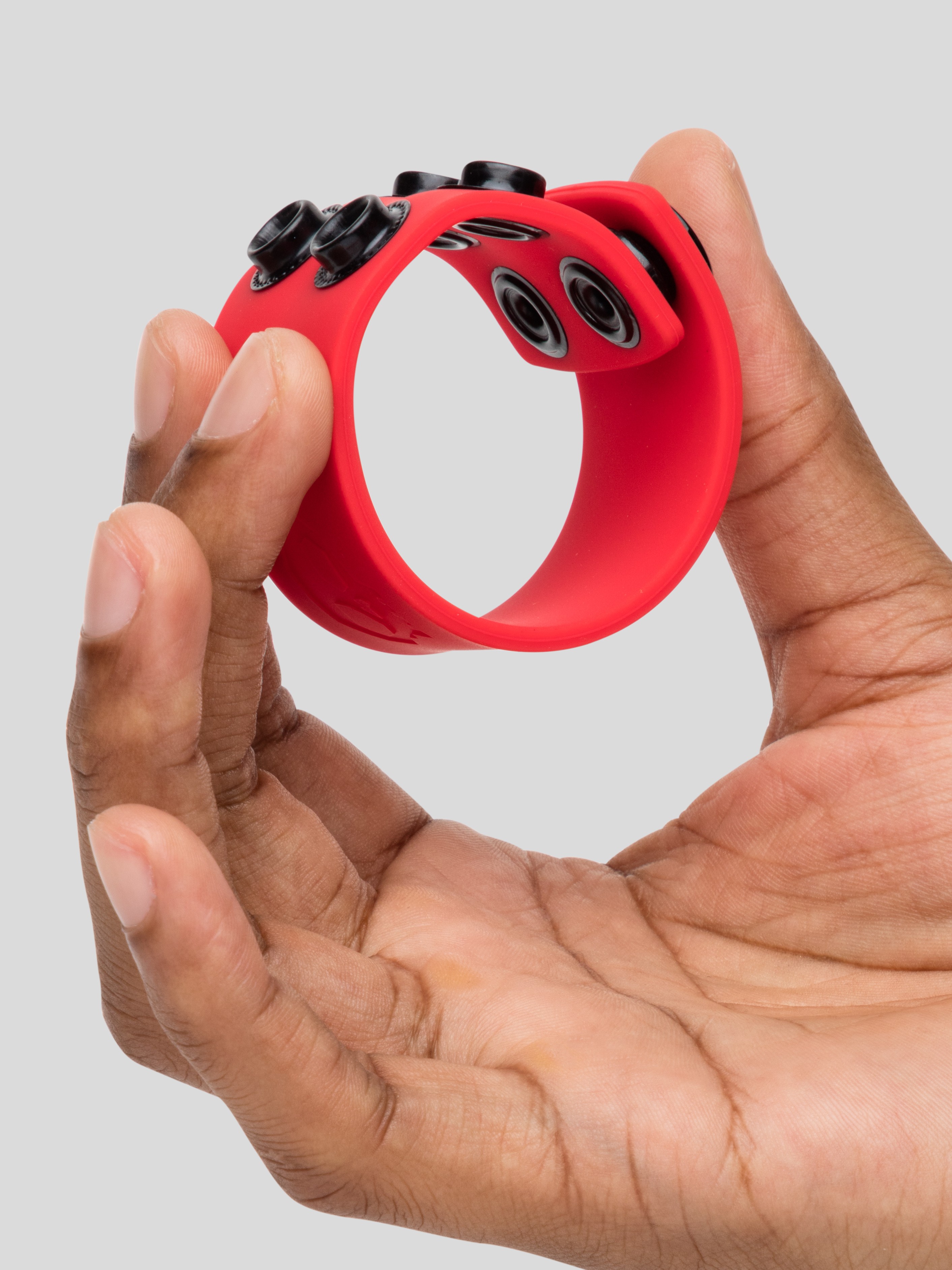 Boneyard Silicone Ball Strap 1.5 Inches, Red, hi-res