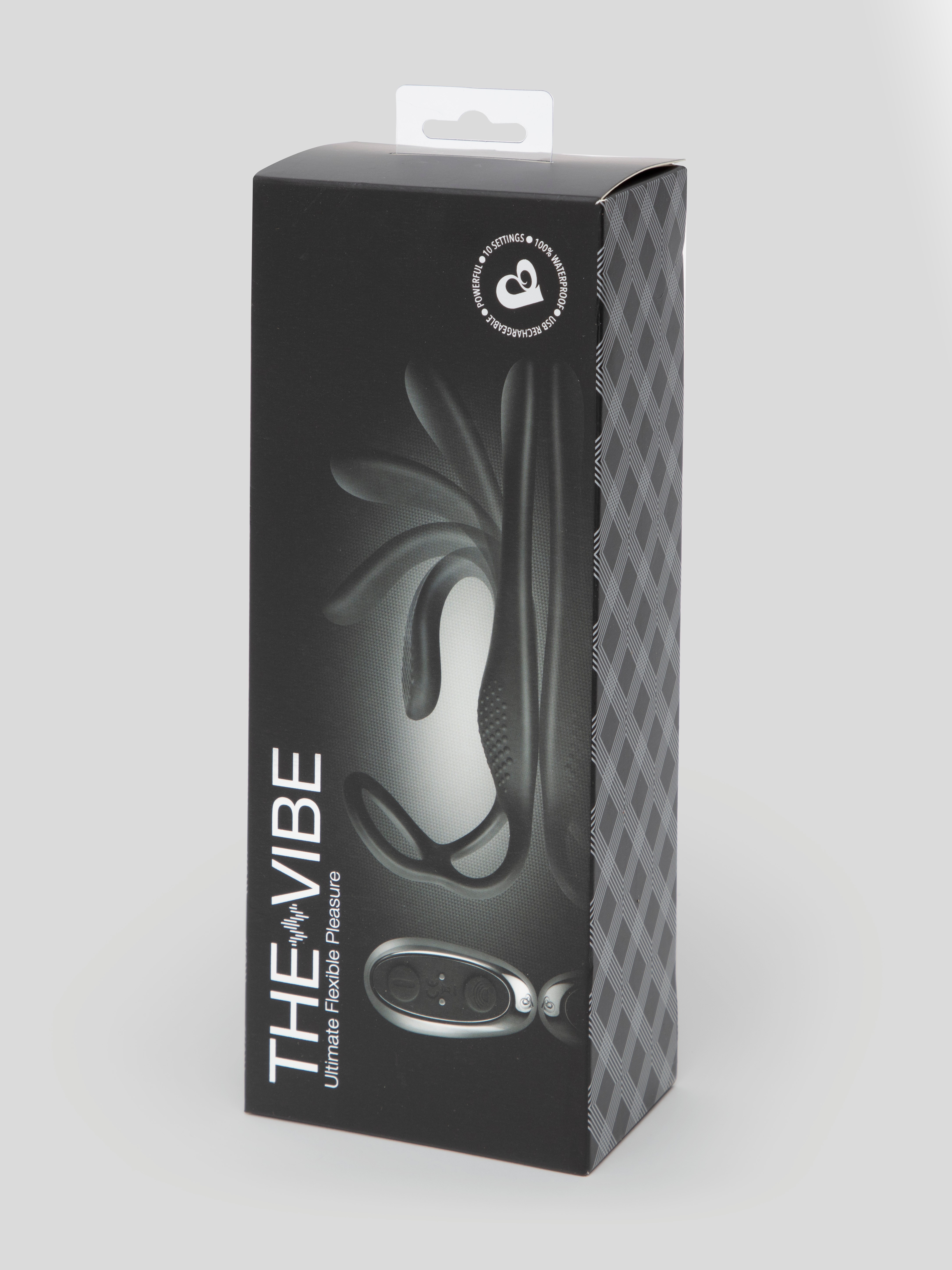 Rocks Off The Vibe Rechargeable Penis Strap and Prostate Stimulator, Black, hi-res