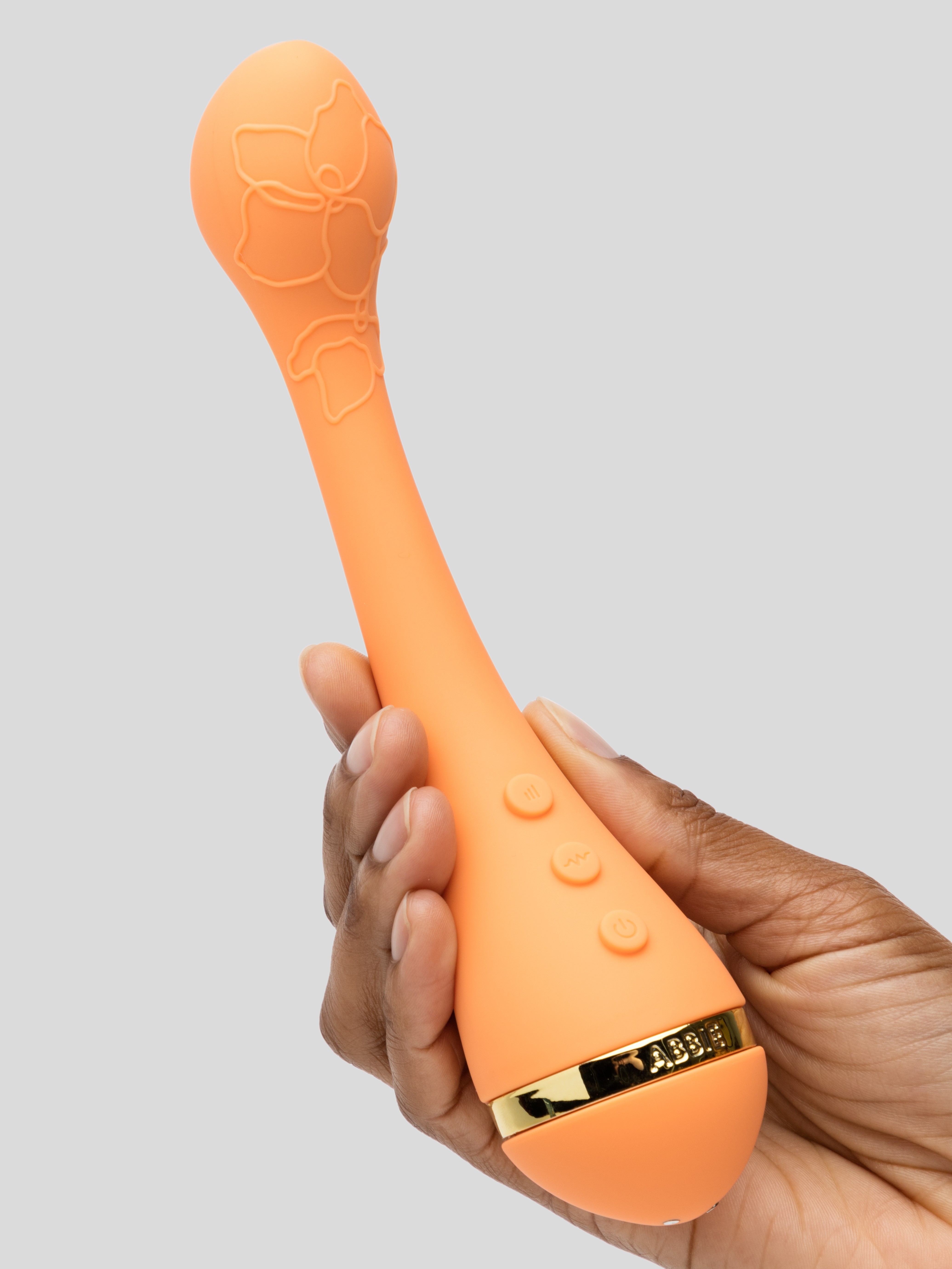 Vush X Abbie Rechargeable G-Spot Vibrator, Orange, hi-res