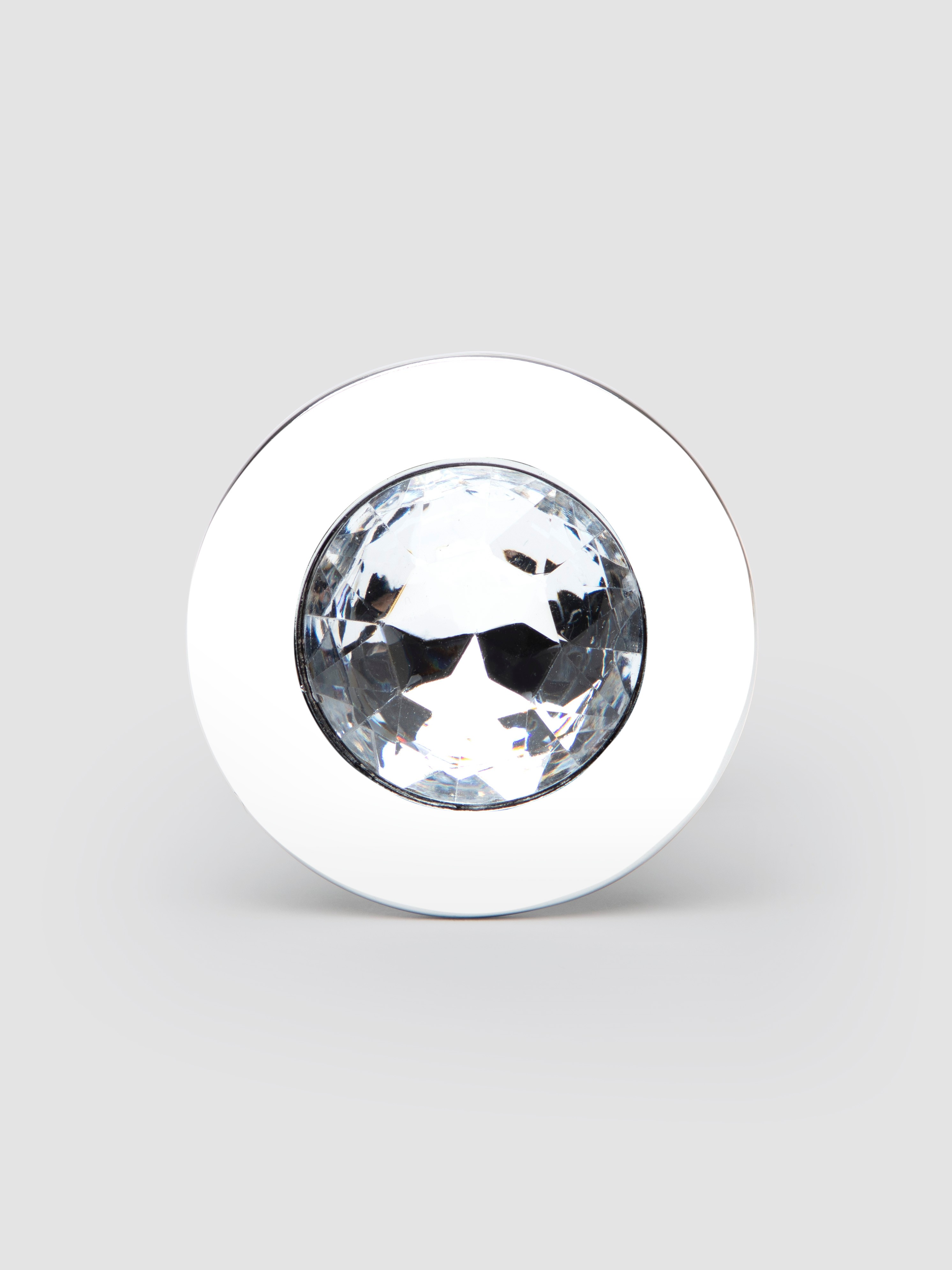 Lovehoney Power Jewel Beaded Aluminium Jewelled Butt Plug 5 inch, Silver, hi-res