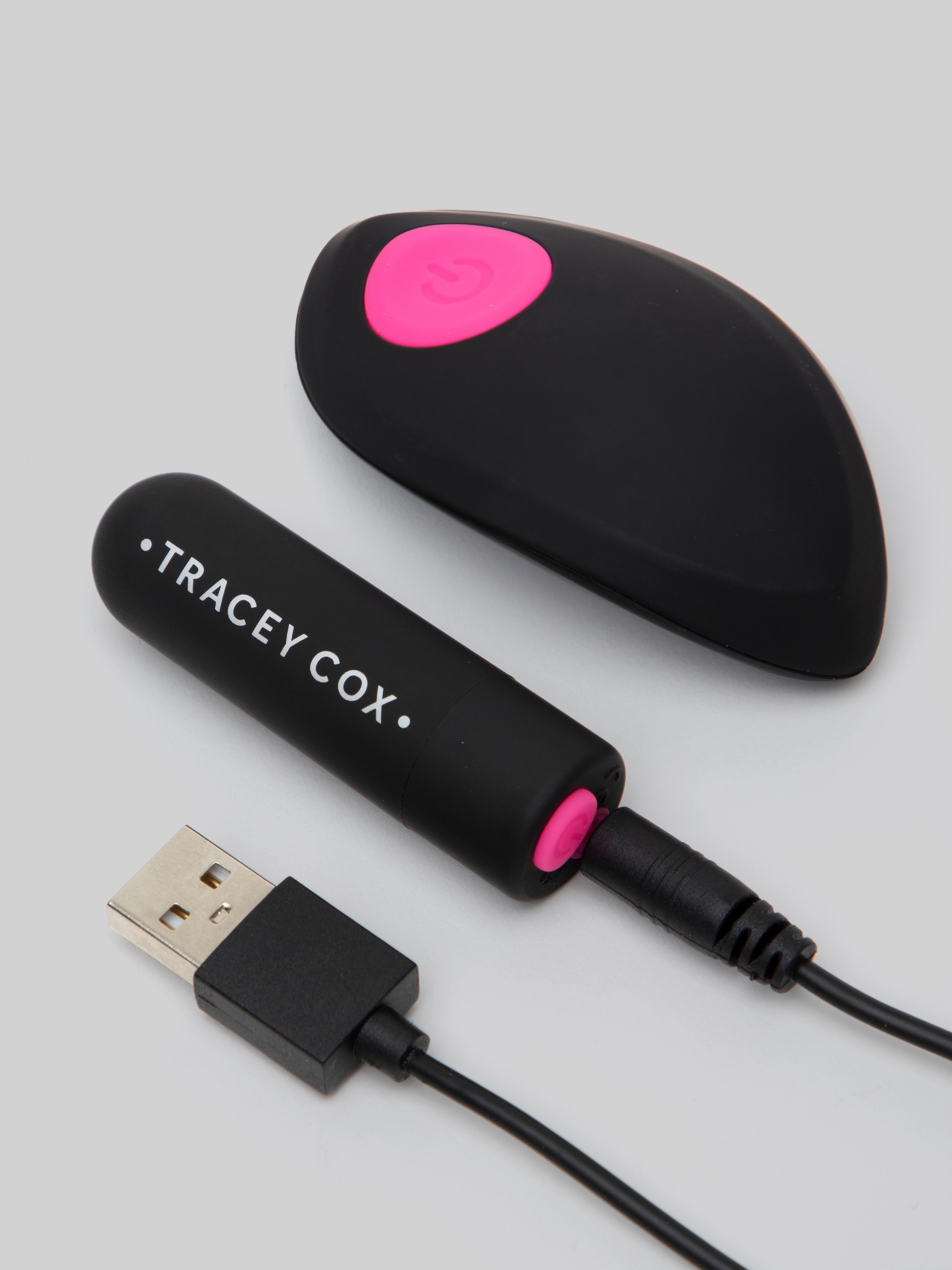 Tracey Cox Supersex Rechargeable Remote Control Strap-On Pegging Kit (3 Piece), Black, hi-res