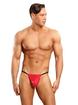 Male Power Red Smooth Satin Posing Pouch, Red, hi-res