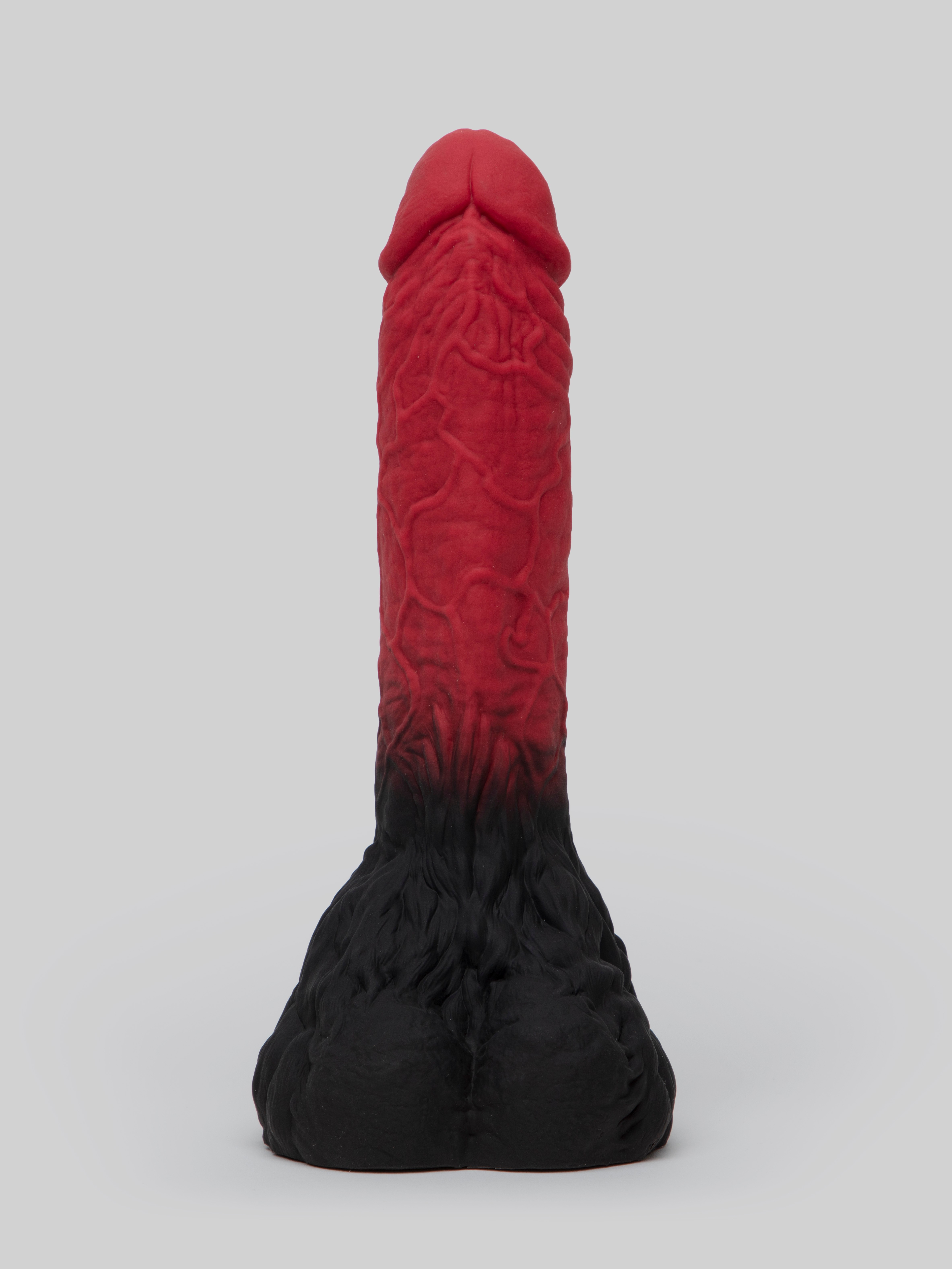 The Realm Lycan Werewolf Realistic Silicone Dildo 8 Inch, Red, hi-res