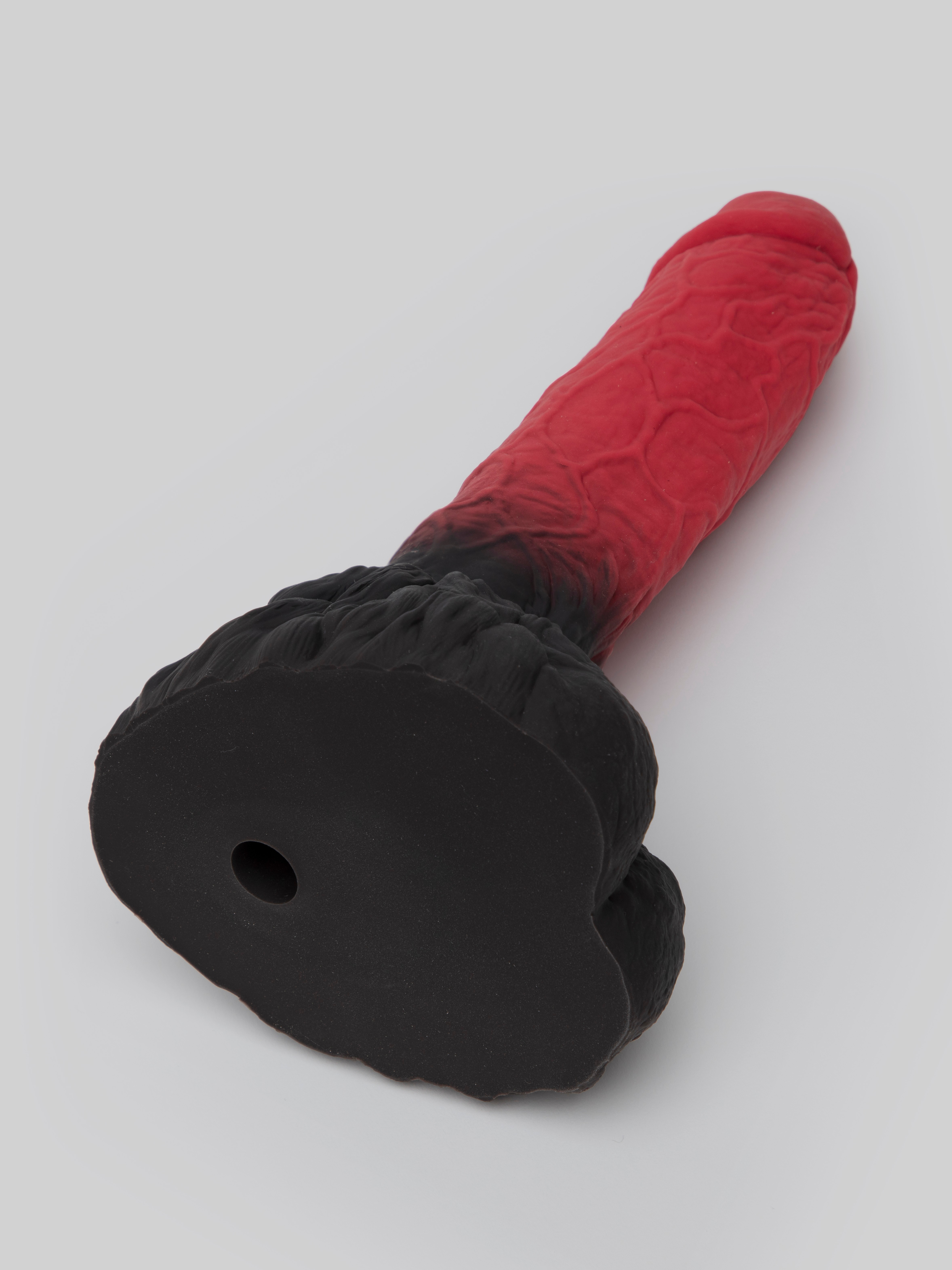 The Realm Lycan Werewolf Realistic Silicone Dildo 8 Inch, Red, hi-res