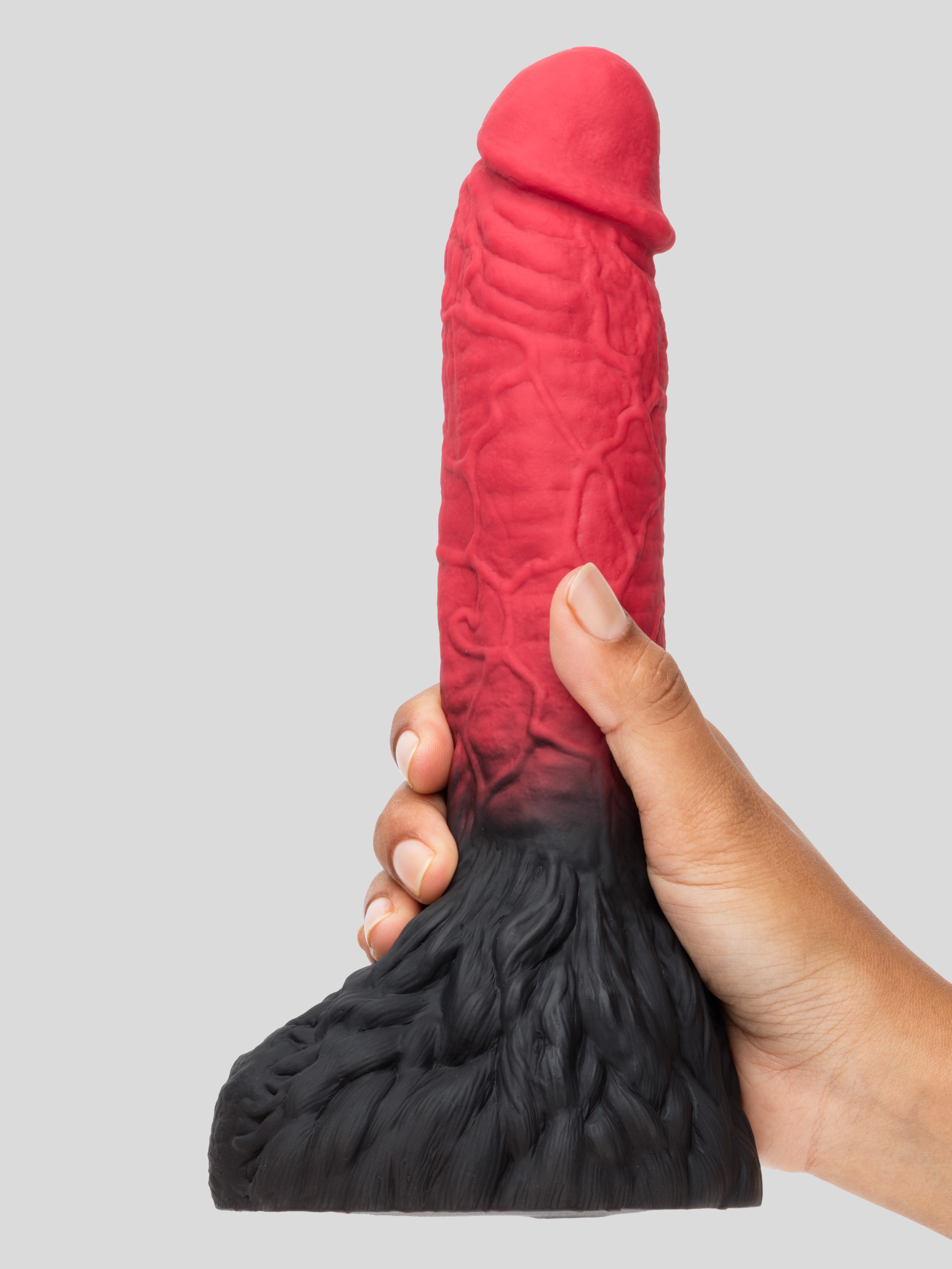The Realm Lycan Werewolf Realistic Silicone Dildo 8 Inch, Red, hi-res