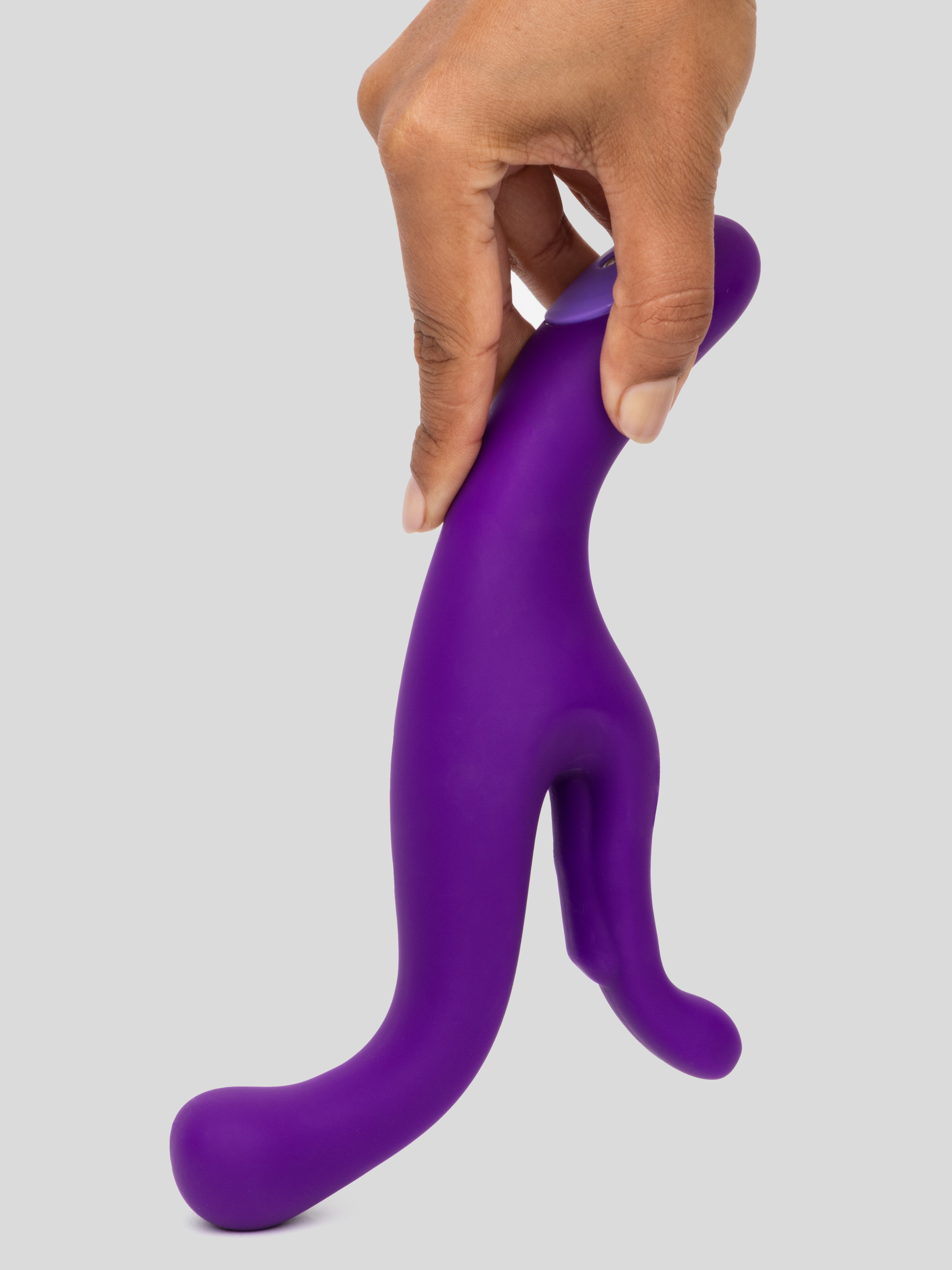 Wellness G-Wave Rechargeable G-Spot Rabbit Vibrator, Purple, hi-res