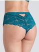 Lovehoney Mindful Forest Green Recycled Lace Shorts, Green, hi-res