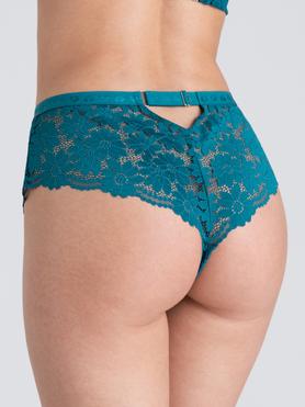 Lovehoney Mindful Forest Green Recycled Lace Shorts