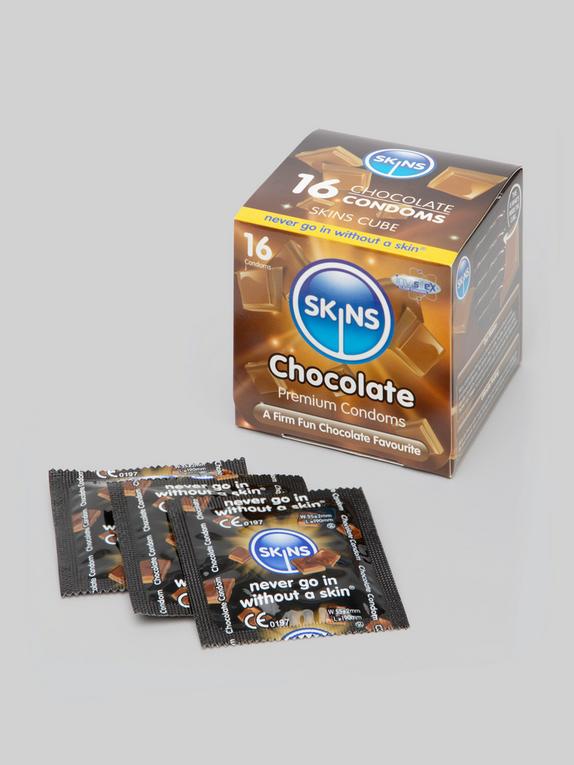 Skins Chocolate Latex Condoms (16 Pack), , hi-res
