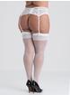 Lovehoney Sheer Thigh High Stockings, White, hi-res