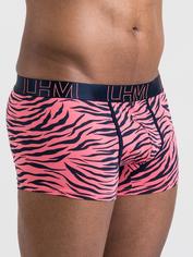 LHM Modal Navy Blue Contrast Boxer Shorts , Pink, hi-res