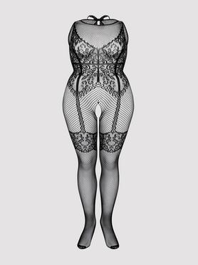 Fifty Shades of Grey Captivate Plus Size Ouvert-Bodystocking aus Spitze mit Keyh